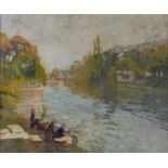 Elie Anatole Pavil Impressionist Painting Russian