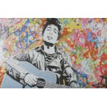 Mr. Brainwash "Bob Dylan" Offset Lithograph