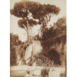 Wilhelm von Gloeden "Plueschow Terrace Posillipo" Photograph