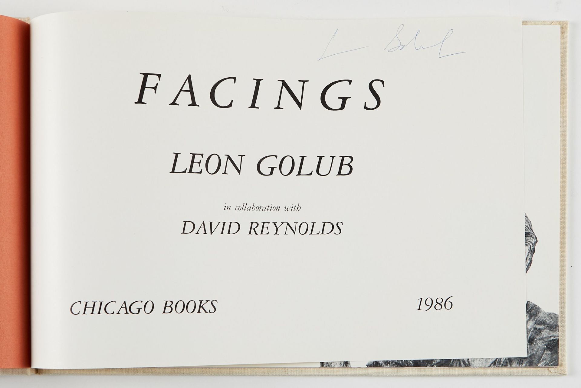 Leon Golub "Facings" with David Reynolds Chicago Books 1st ed. Signed 1986 - Bild 3 aus 6