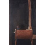 Robert Meadows "Barrel Stove" Oil on Canvas