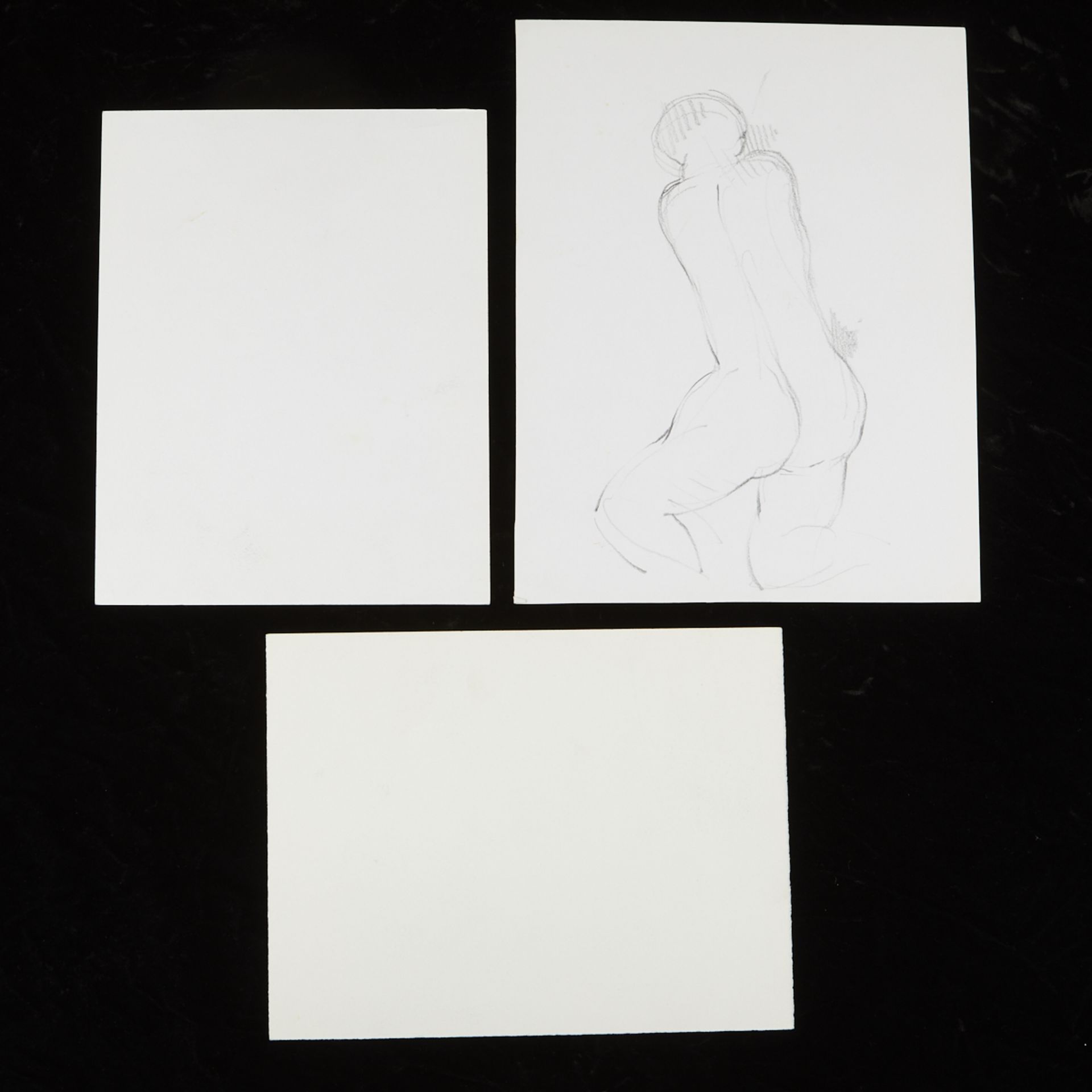 Grp: 3 Nic Jonk Drawings Female Nudes - Bild 2 aus 8