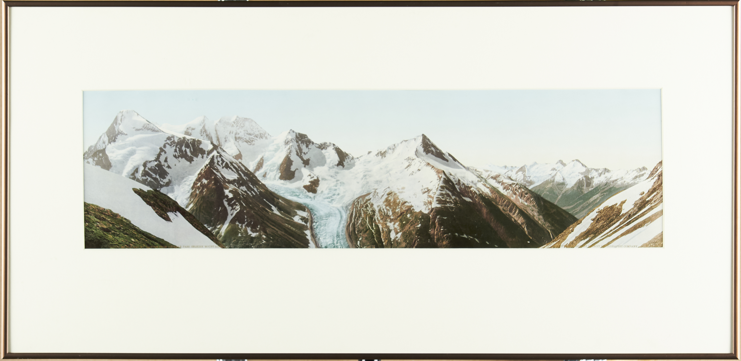 William Henry Jackson "Mt. Fox & Mt. Dawson" Photochrome - Image 2 of 4