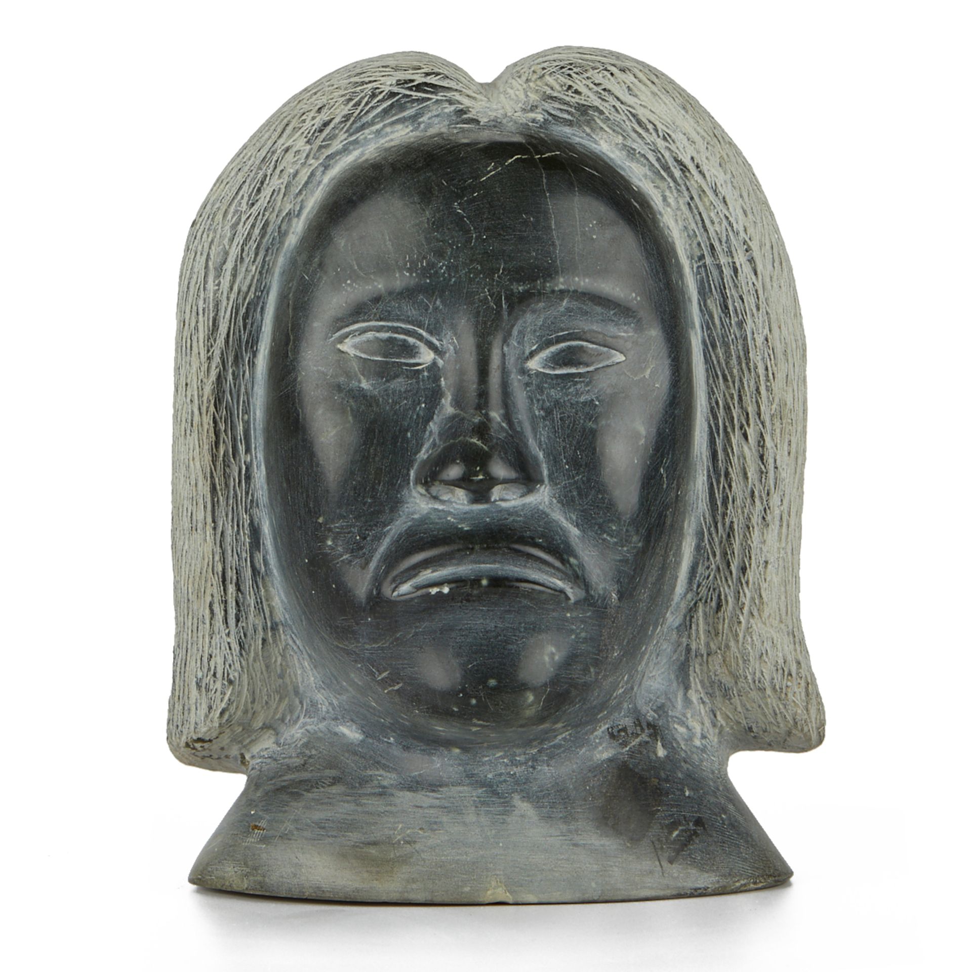 Large Stone Carving Woman's Head - Image 2 of 7