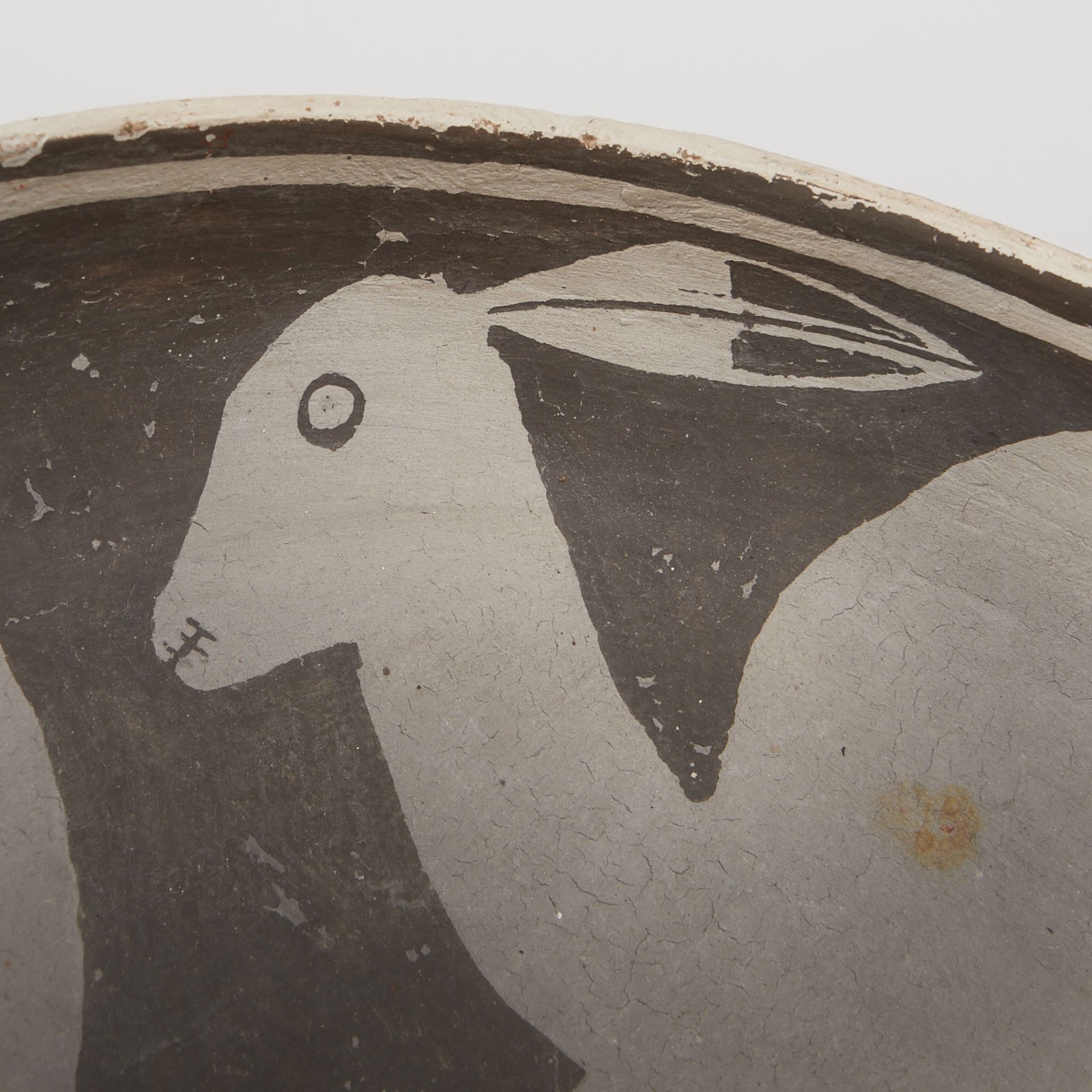 Mimbres Two Rabbits Pottery Bowl - Bild 5 aus 10