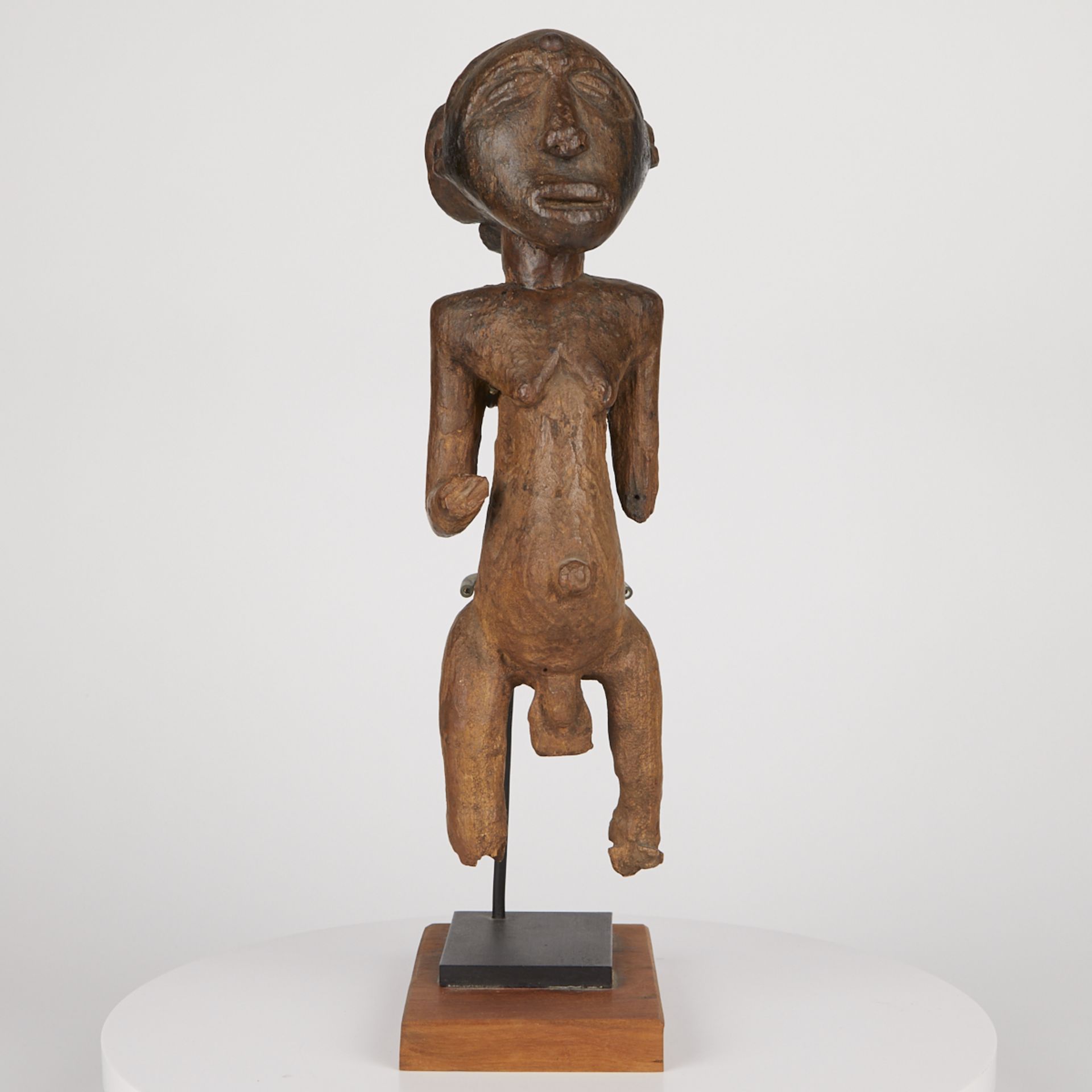 Grp: 5 20th c. African Carved Wood Figures - Image 25 of 38