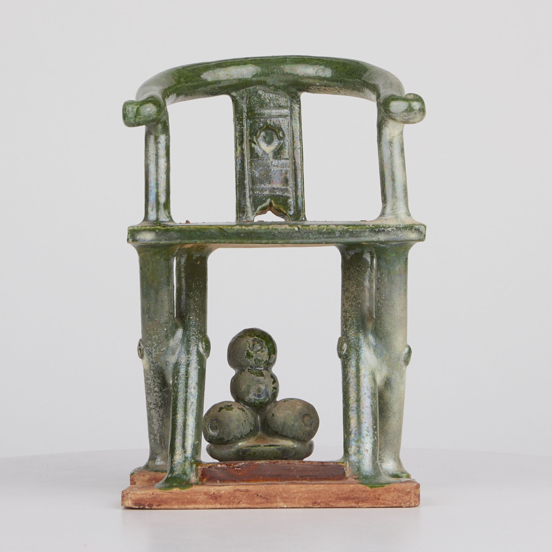 Ming Dynasty Terracotta Tomb Chair - Image 2 of 7