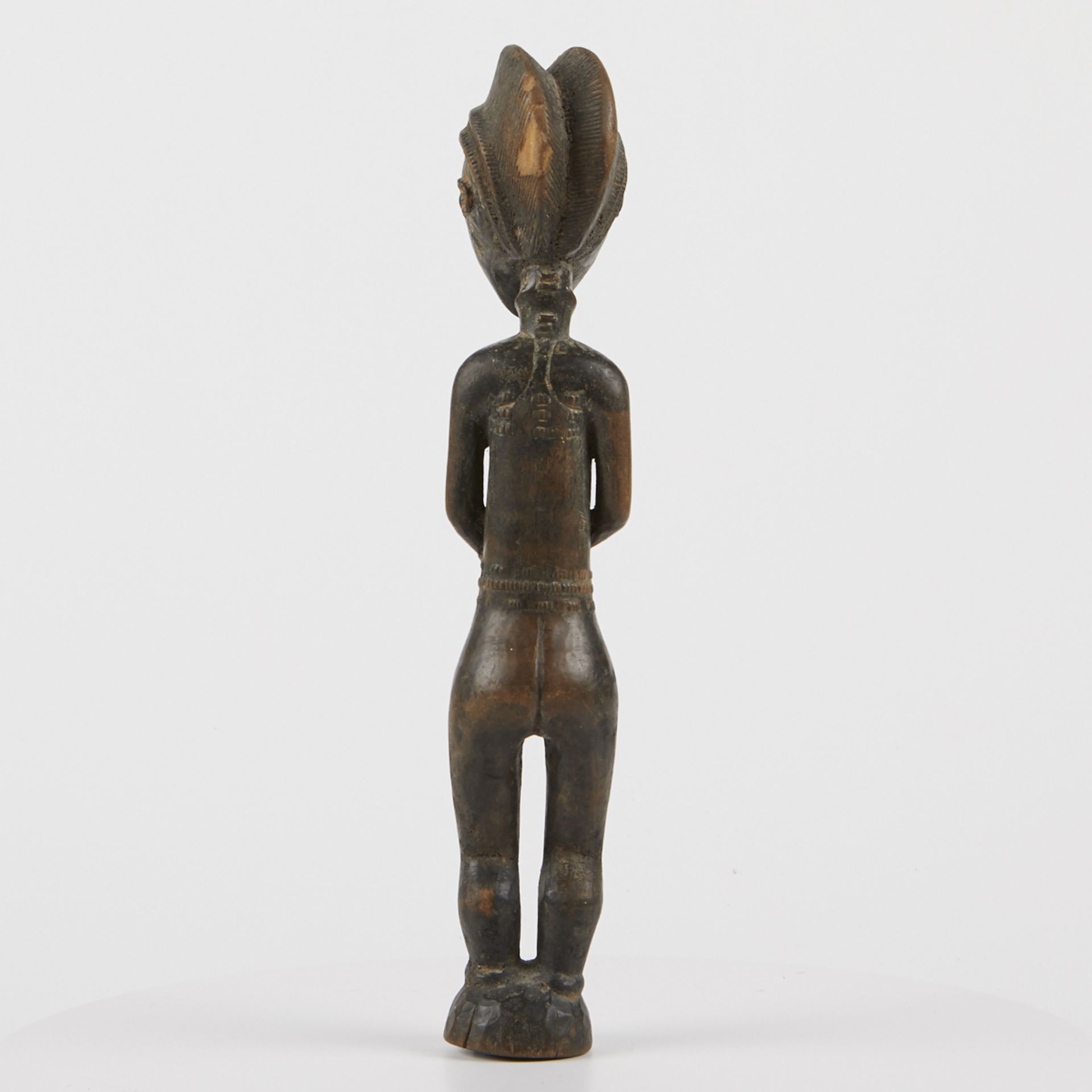 Grp: 5 20th c. African Carved Wood Figures - Image 19 of 38