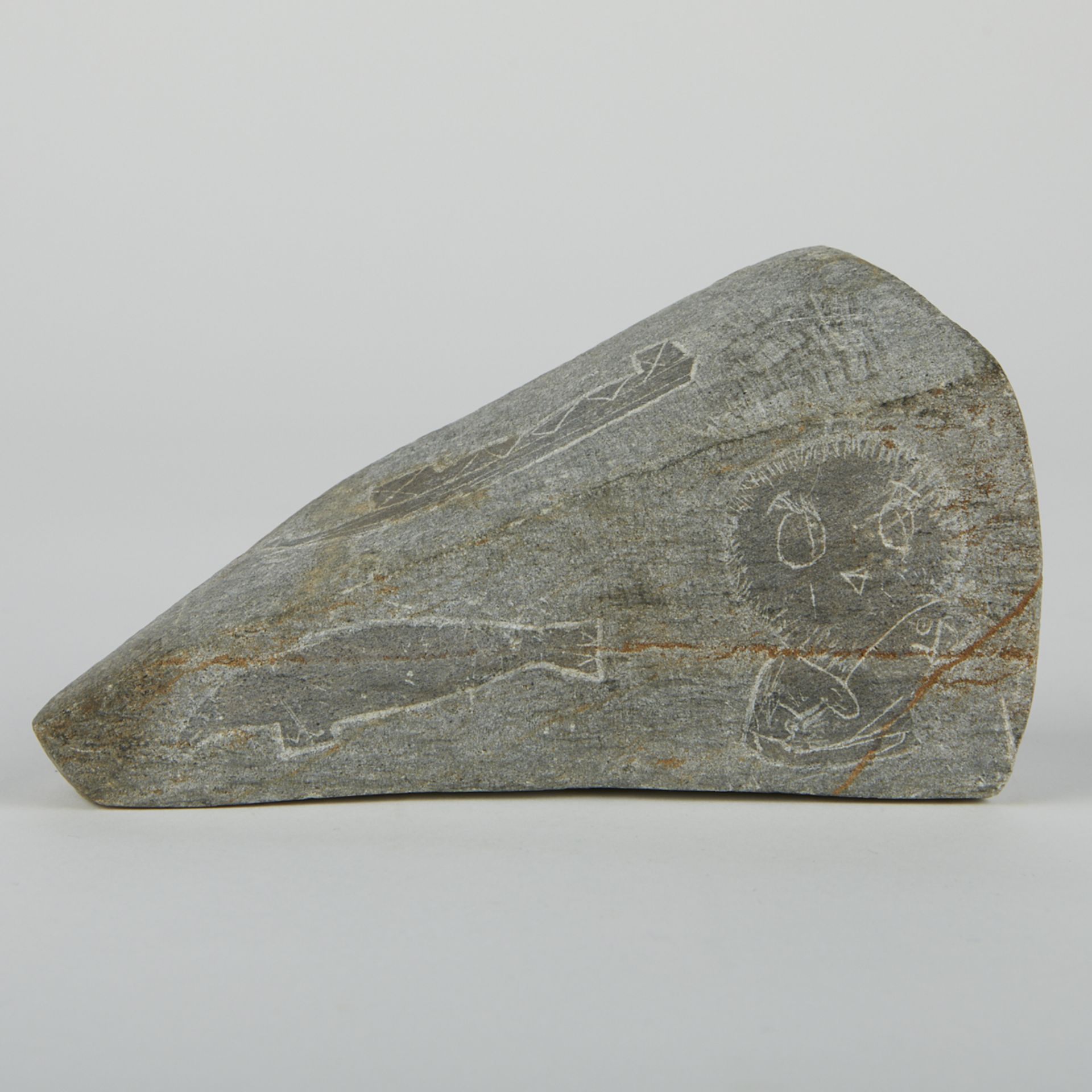 Grp: 3 Pictographic Stone Carvings - Bild 13 aus 16