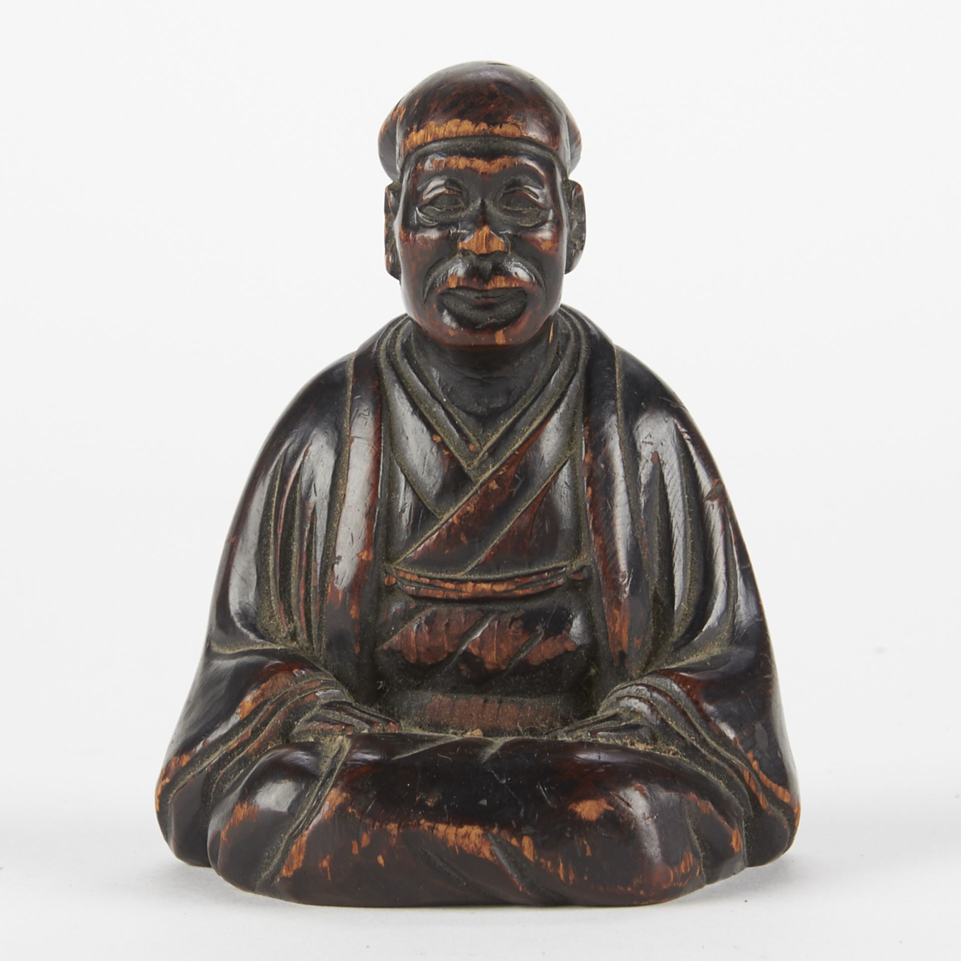 Early Japanese Monk Carving "Ryou Sai"