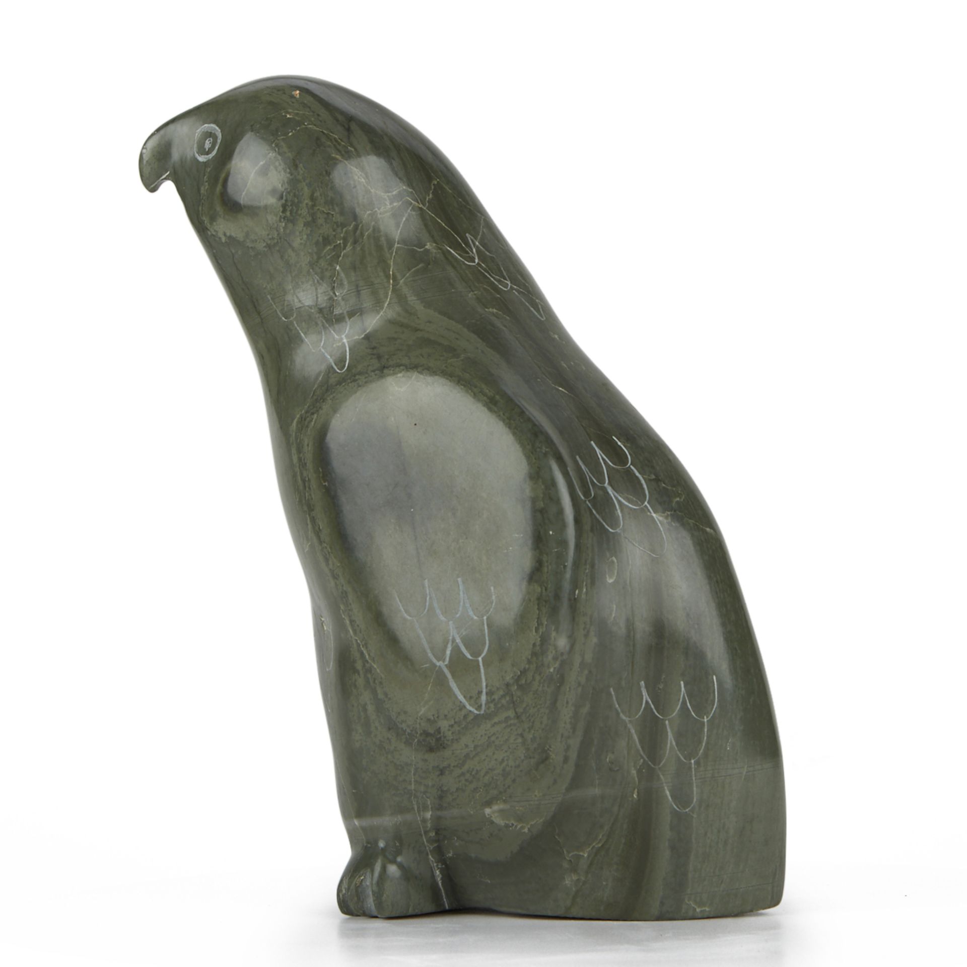 Large Inuit Stone Bird Carving - Image 5 of 7