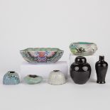 Grp: 7 Chinese 19th C. Porcelain Wares