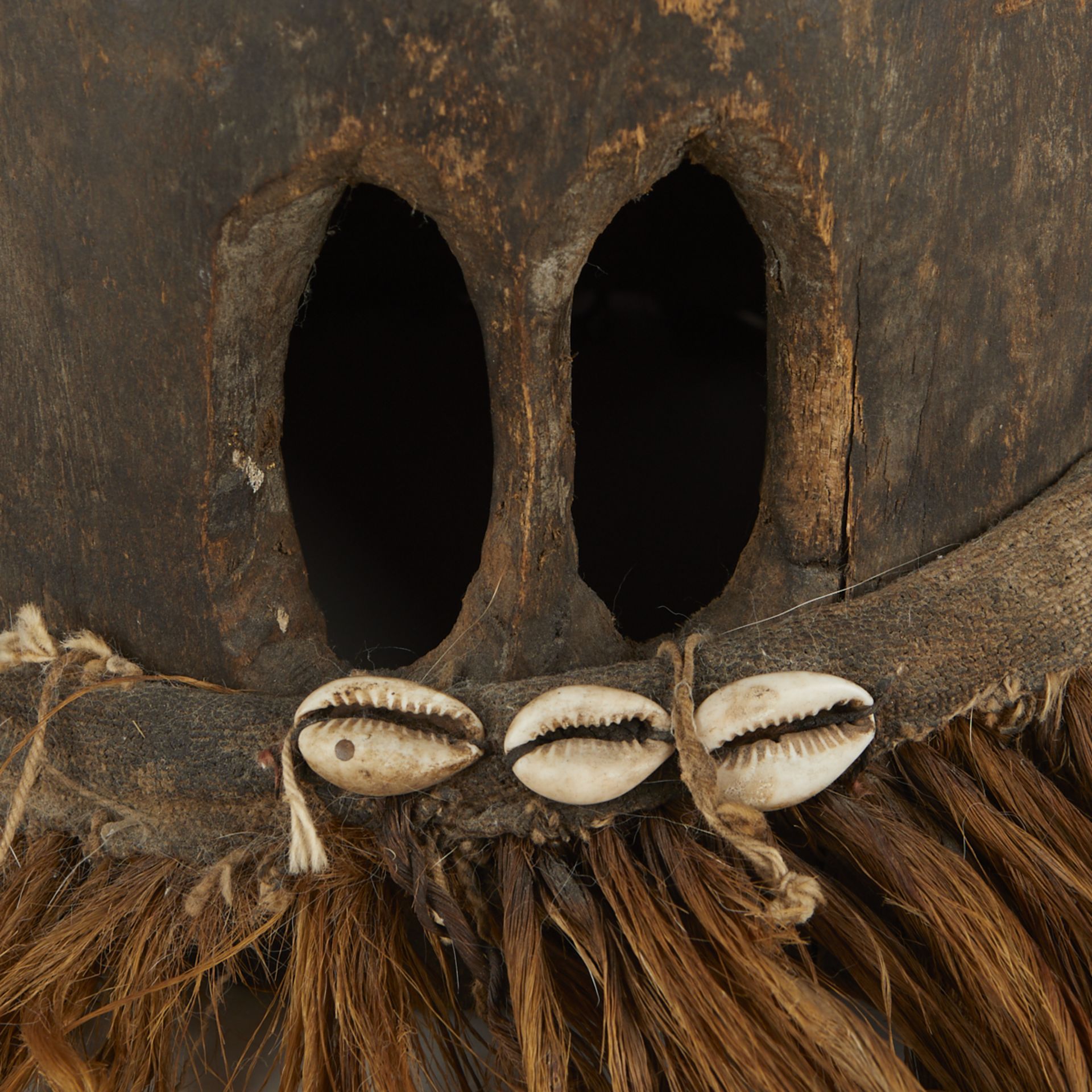 Grp: 5 20th c. African Carved Masks - Image 15 of 41