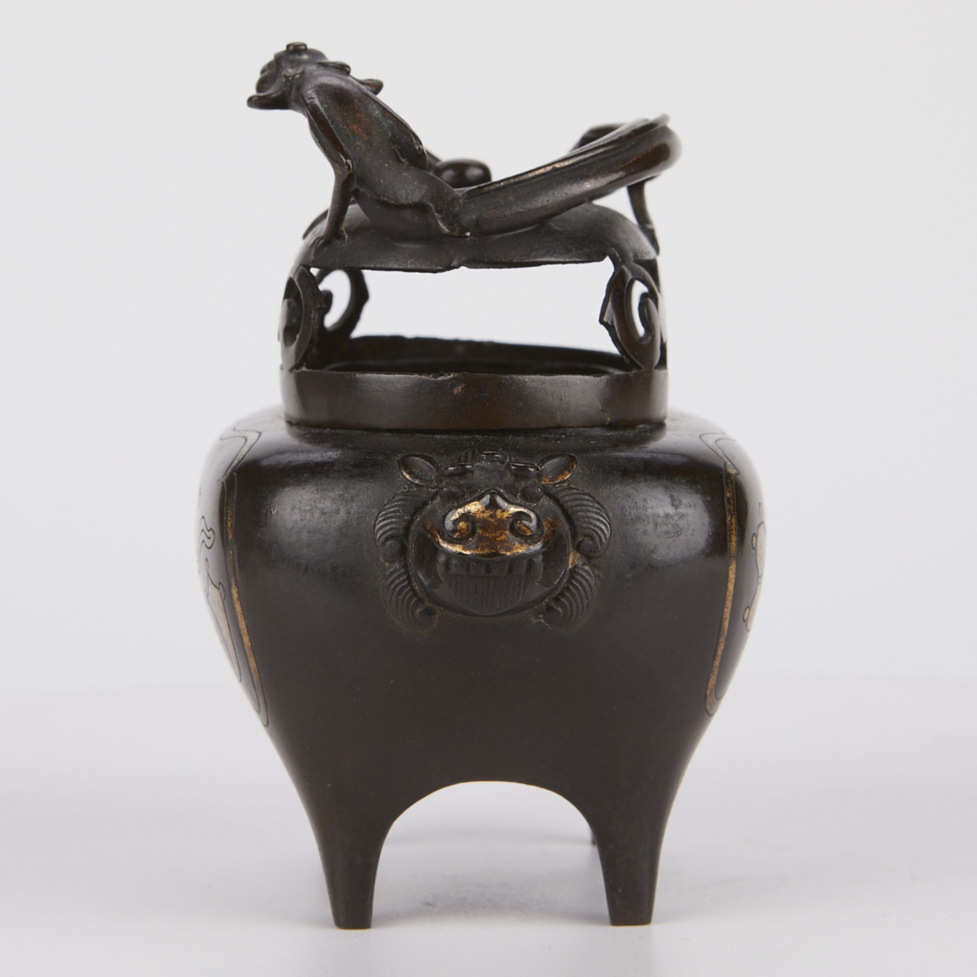 Chinese Ming Wanli Bronze Censer - Image 4 of 6