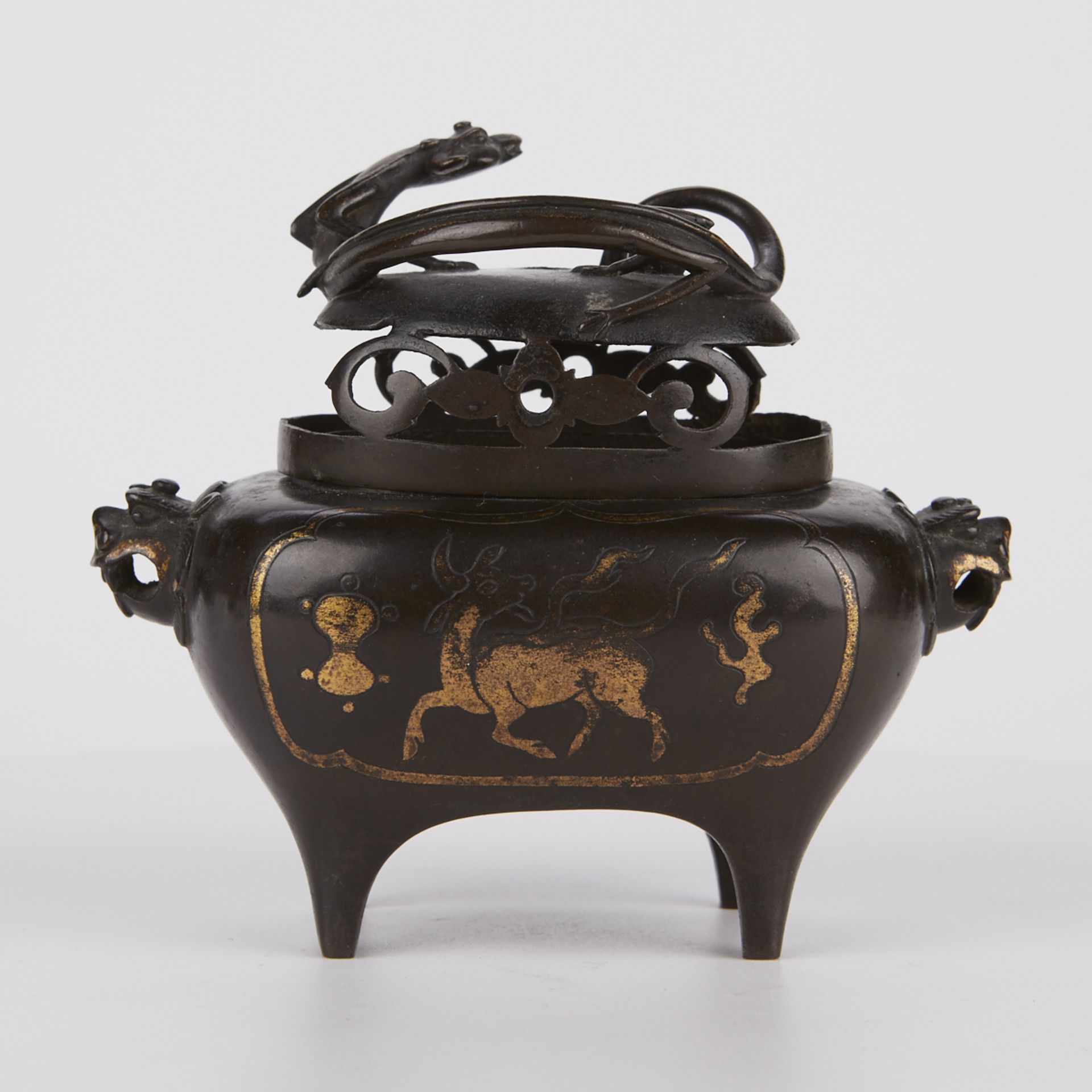 Chinese Ming Wanli Bronze Censer - Image 3 of 6