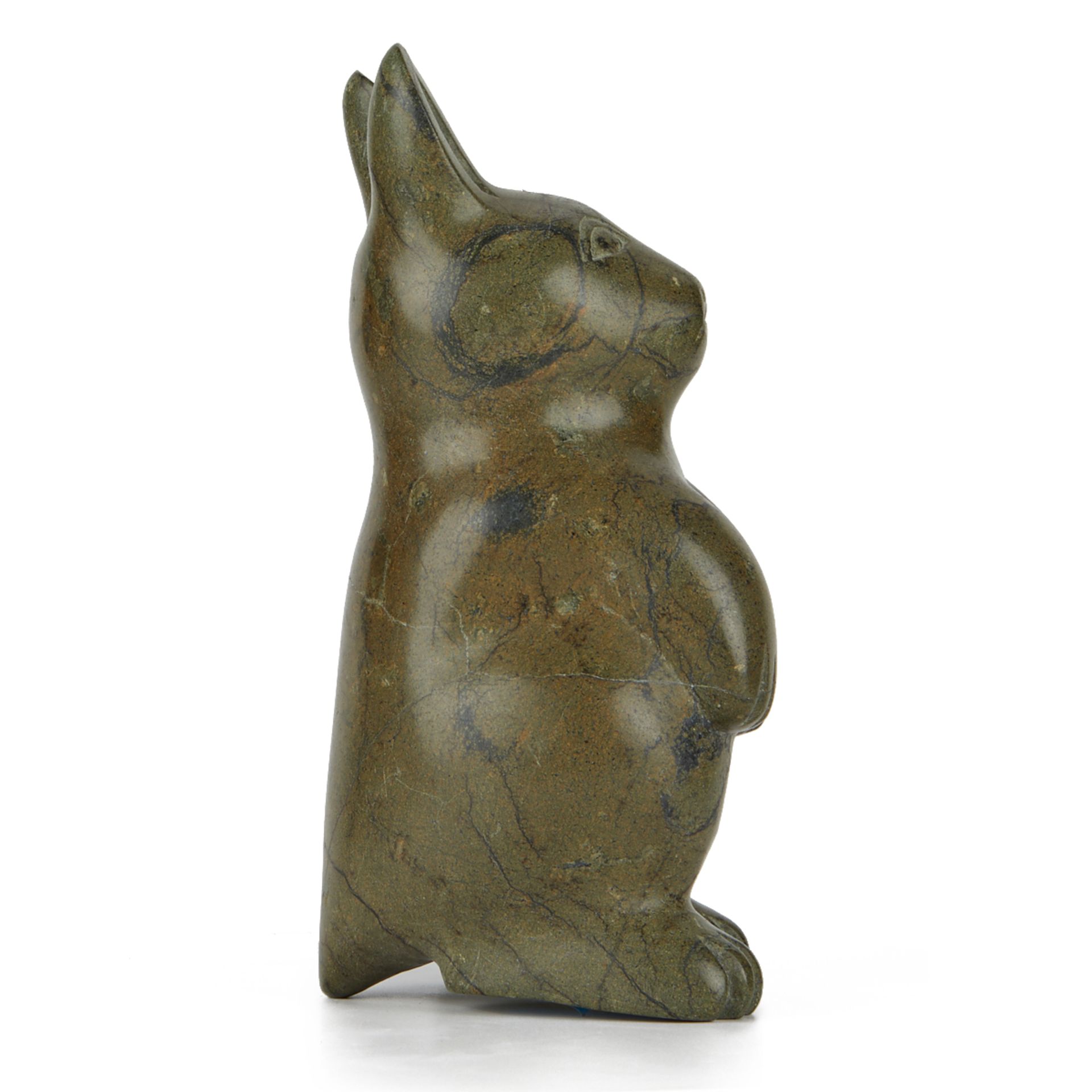 Large Stone Rabbit Carving - Image 3 of 8