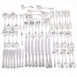 Reed & Barton Georgian Rose Sterling Flatware Set