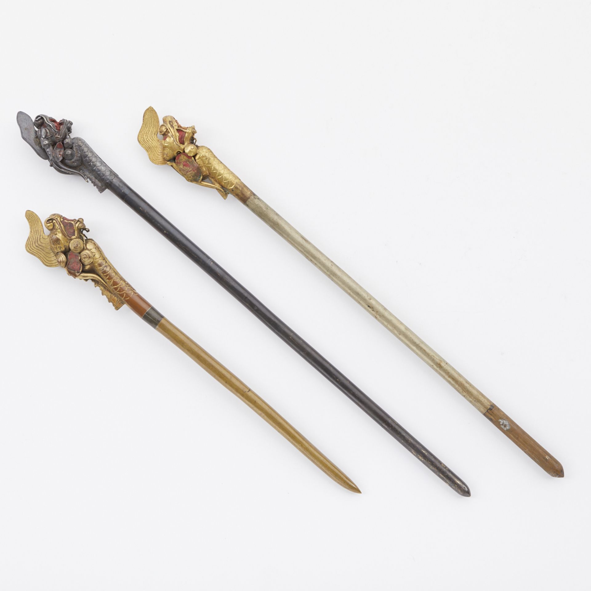 Grp: 3 Korean Binyeo Hairpins - Image 2 of 3