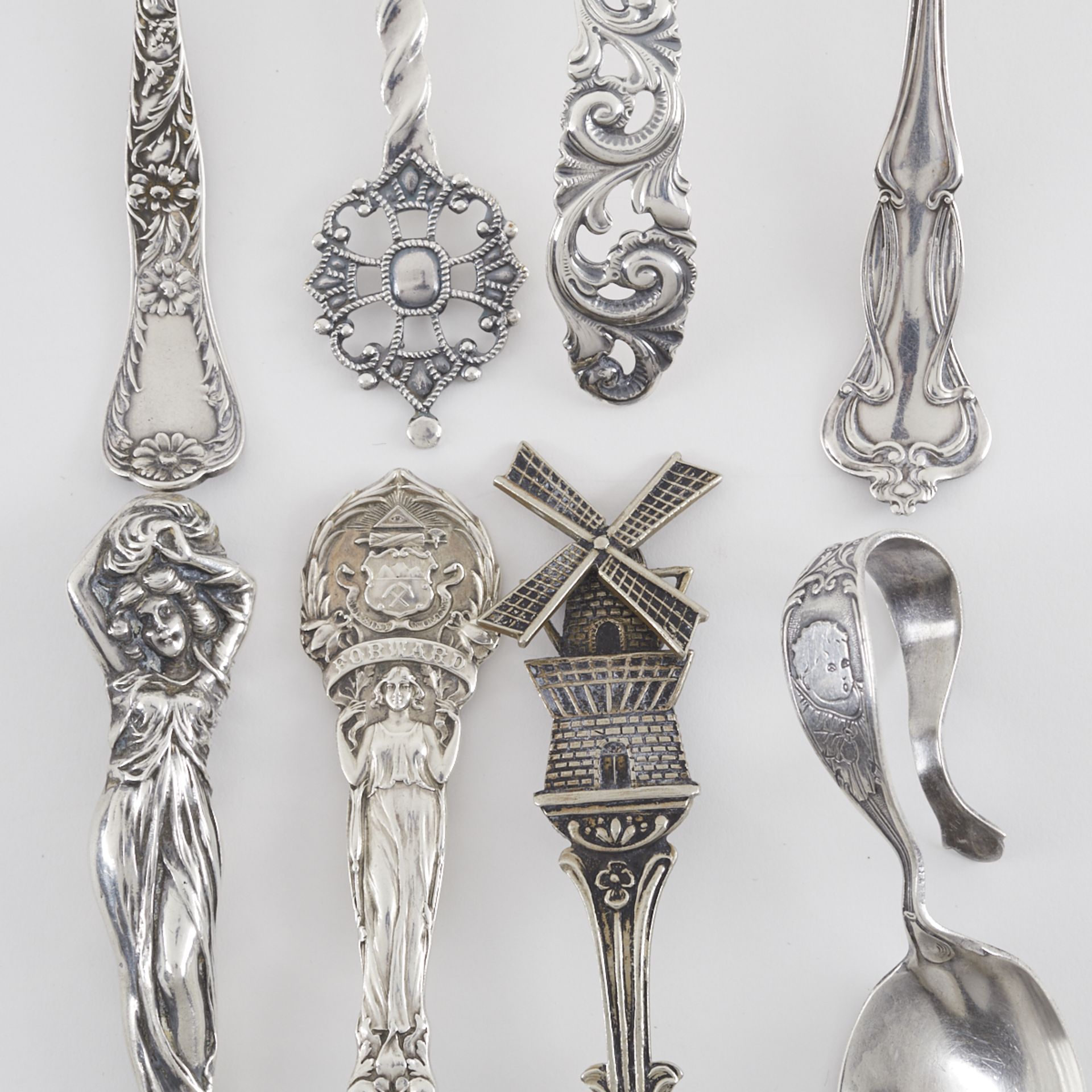 Lrg Grp: Sterling Flatware & Souvenir Spoons - Image 6 of 7