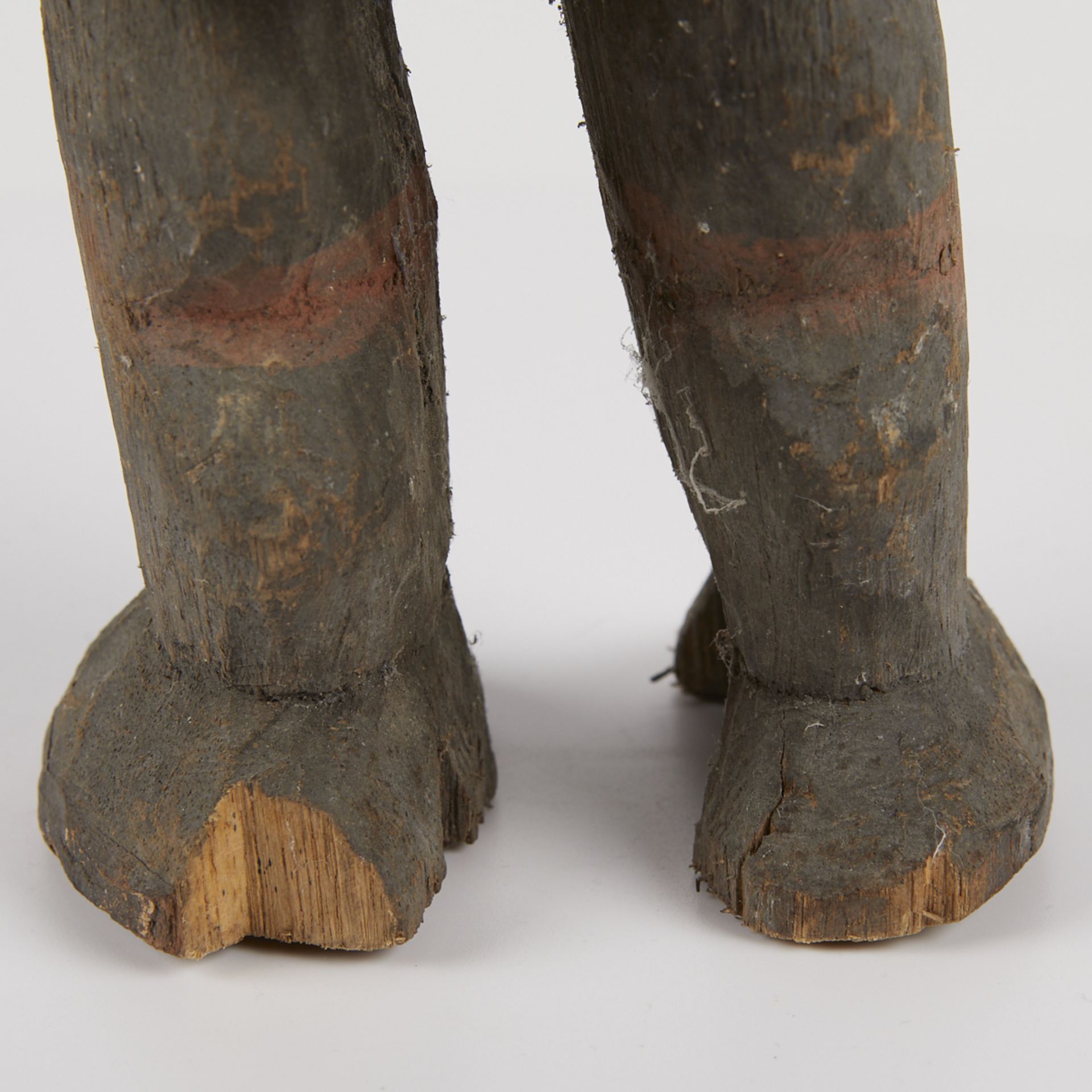 Grp: 5 20th c. African Carved Wood Figures - Image 38 of 38