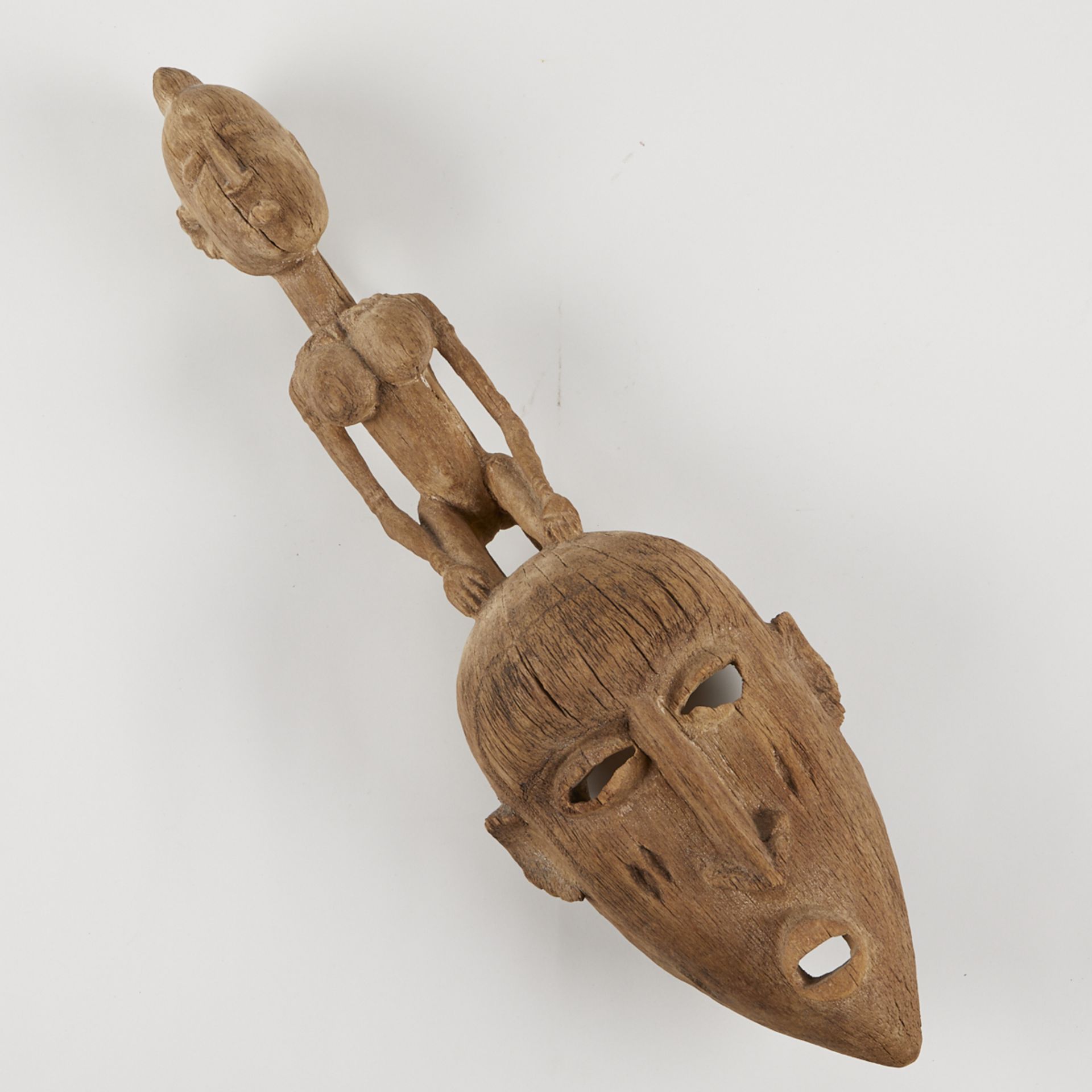 Grp: 5 20th c. African Carved Masks - Image 3 of 33