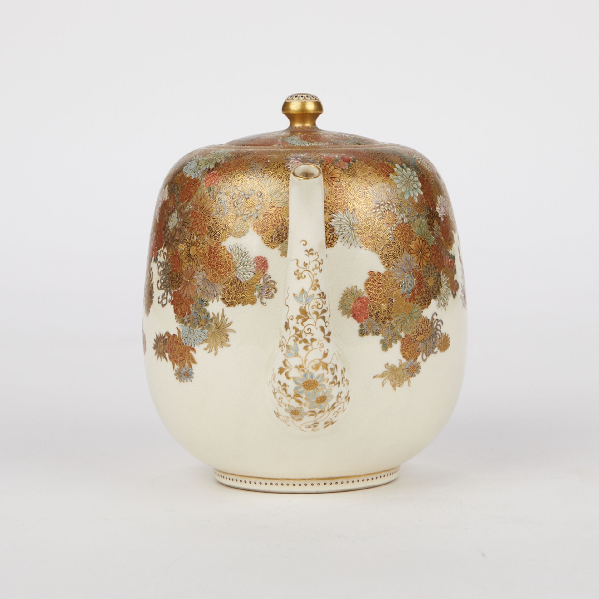 Yabu Meizan Satsuma Teapot - Image 3 of 17