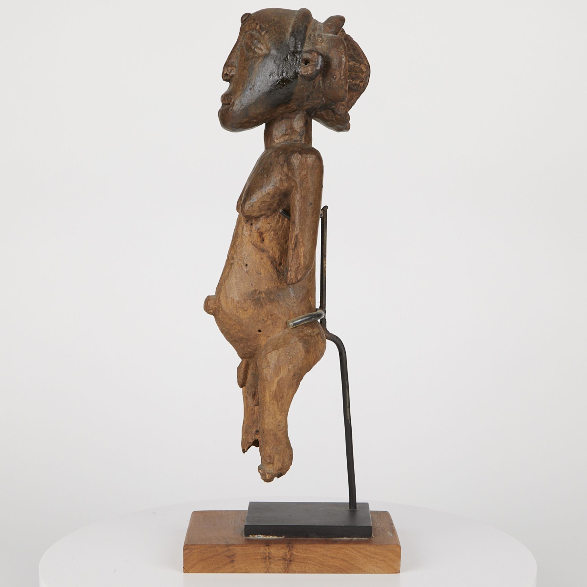 Grp: 5 20th c. African Carved Wood Figures - Image 28 of 38