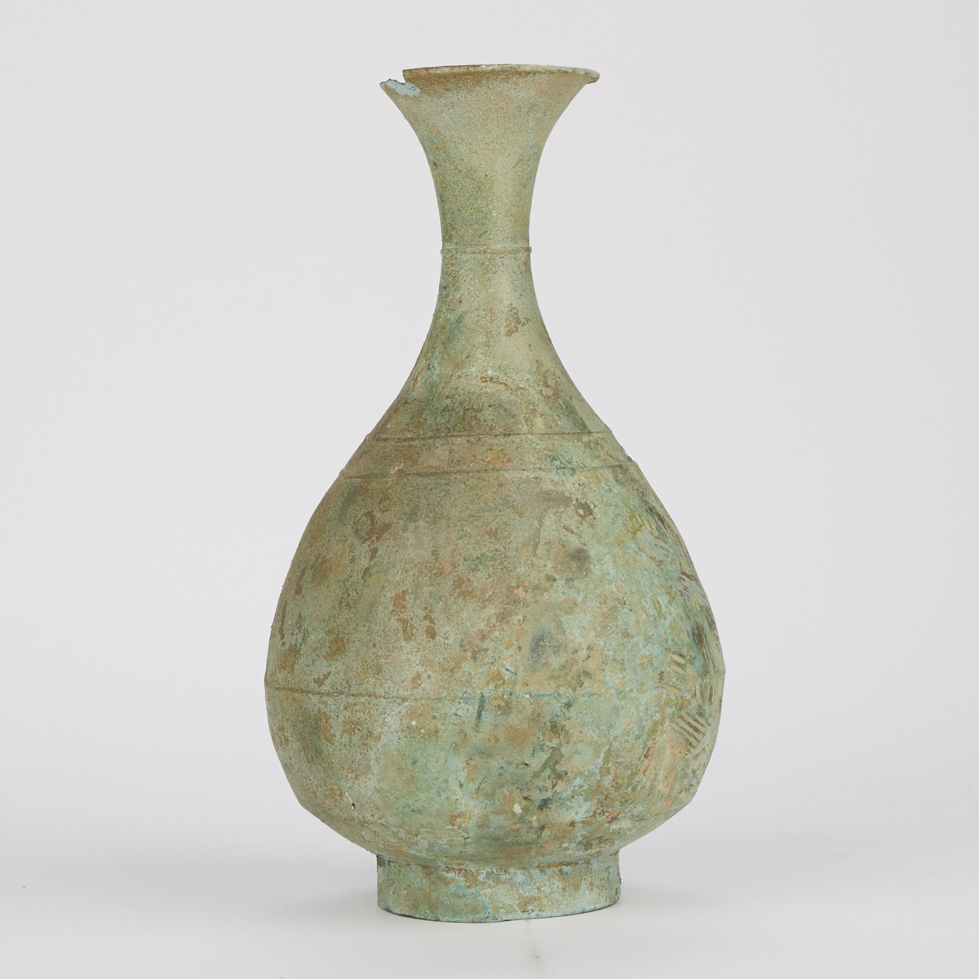 Large Korean Antique Bronze Vase - Image 3 of 7