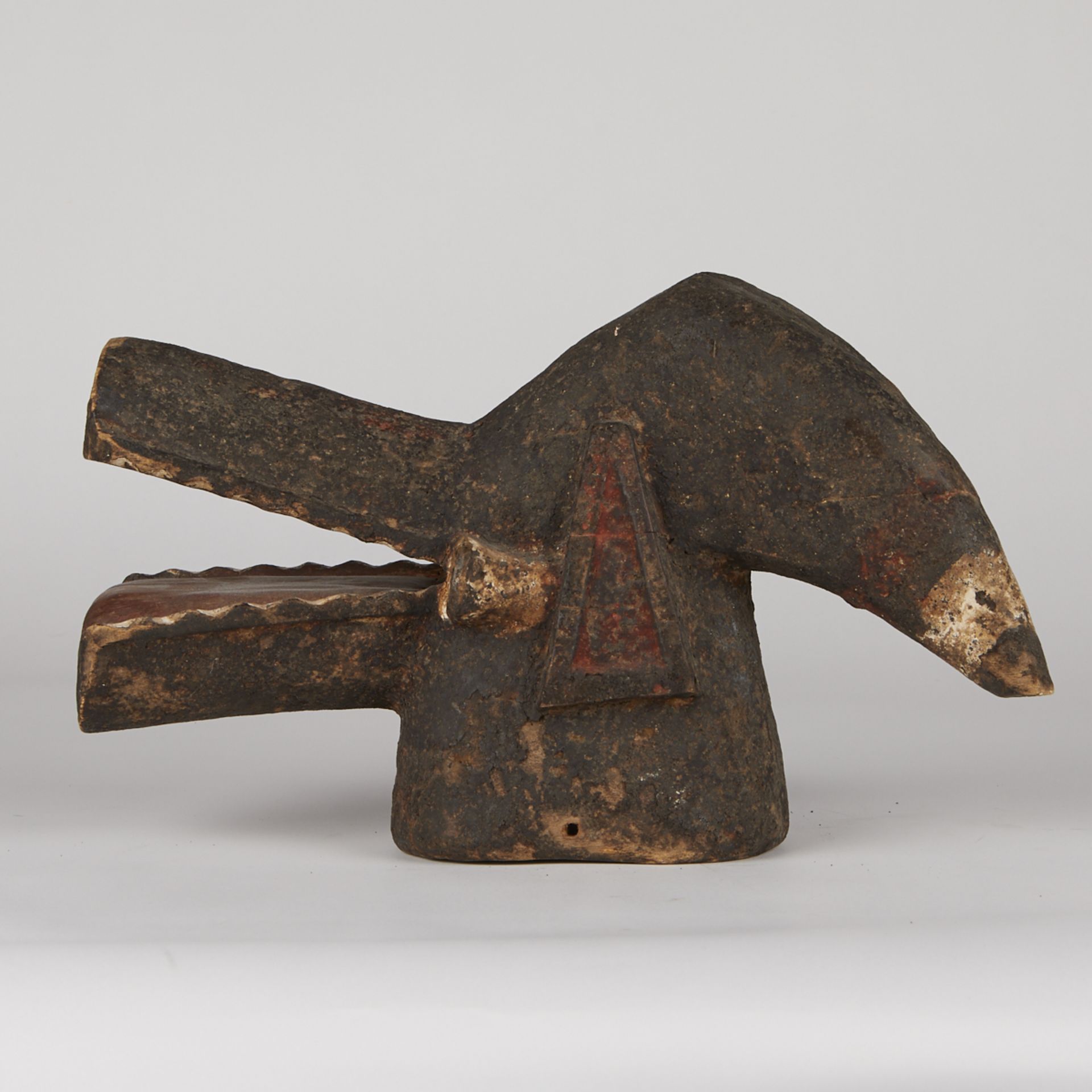 Grp: 5 20th c. African Carved Masks - Image 24 of 33