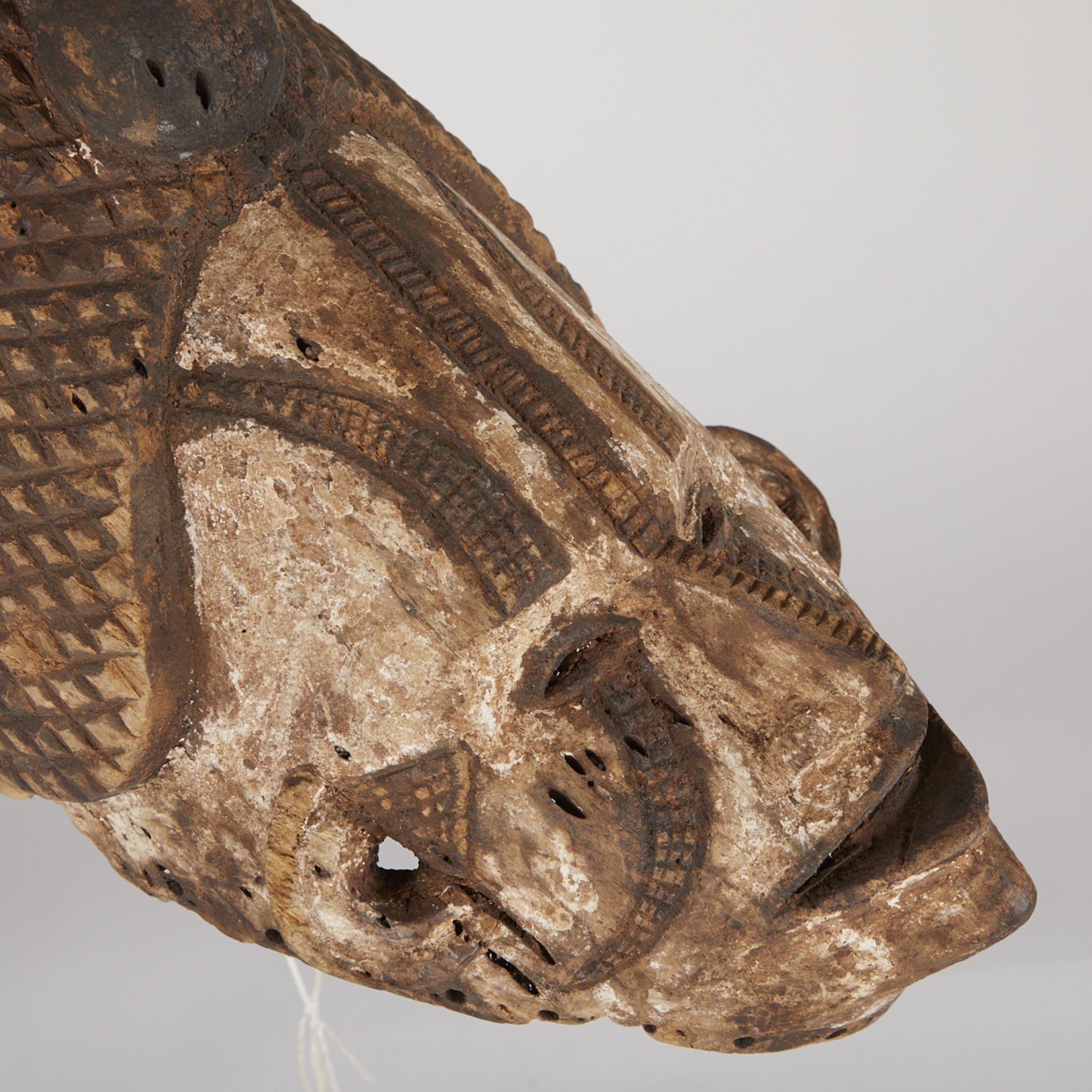 Grp: 5 20th c. African Carved Masks - Image 33 of 41