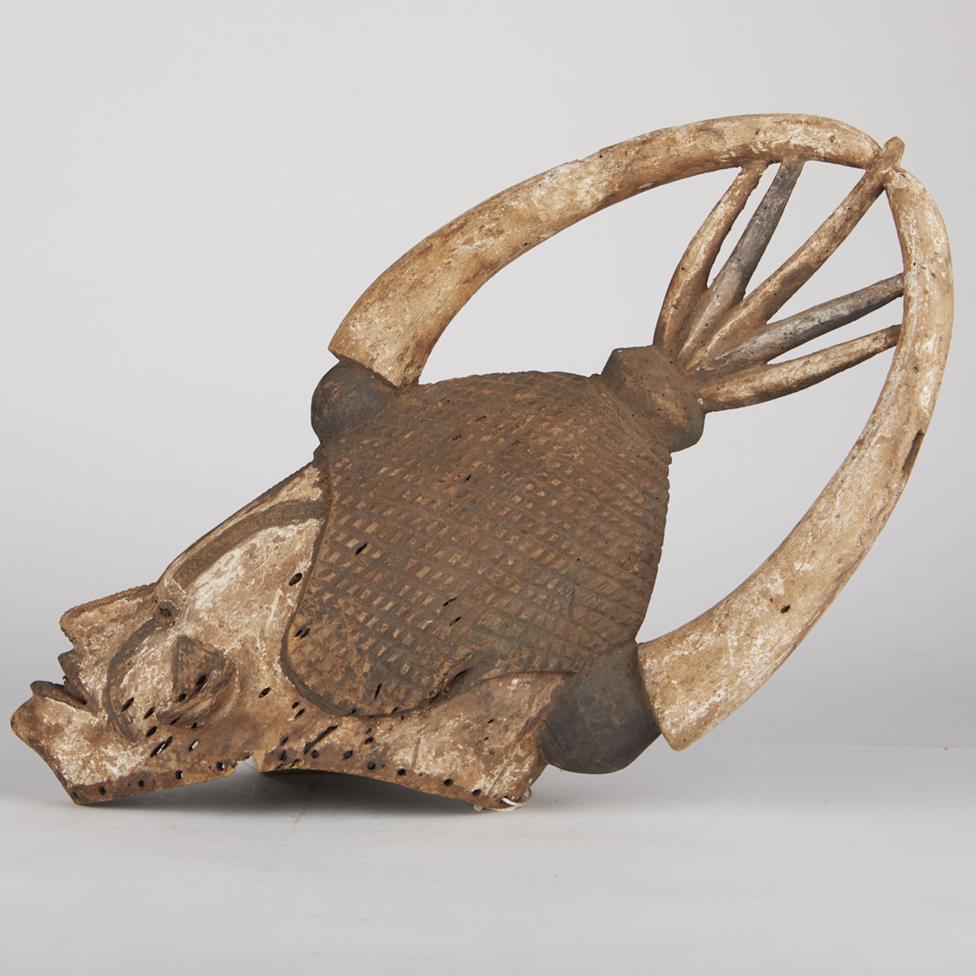 Grp: 5 20th c. African Carved Masks - Image 28 of 41