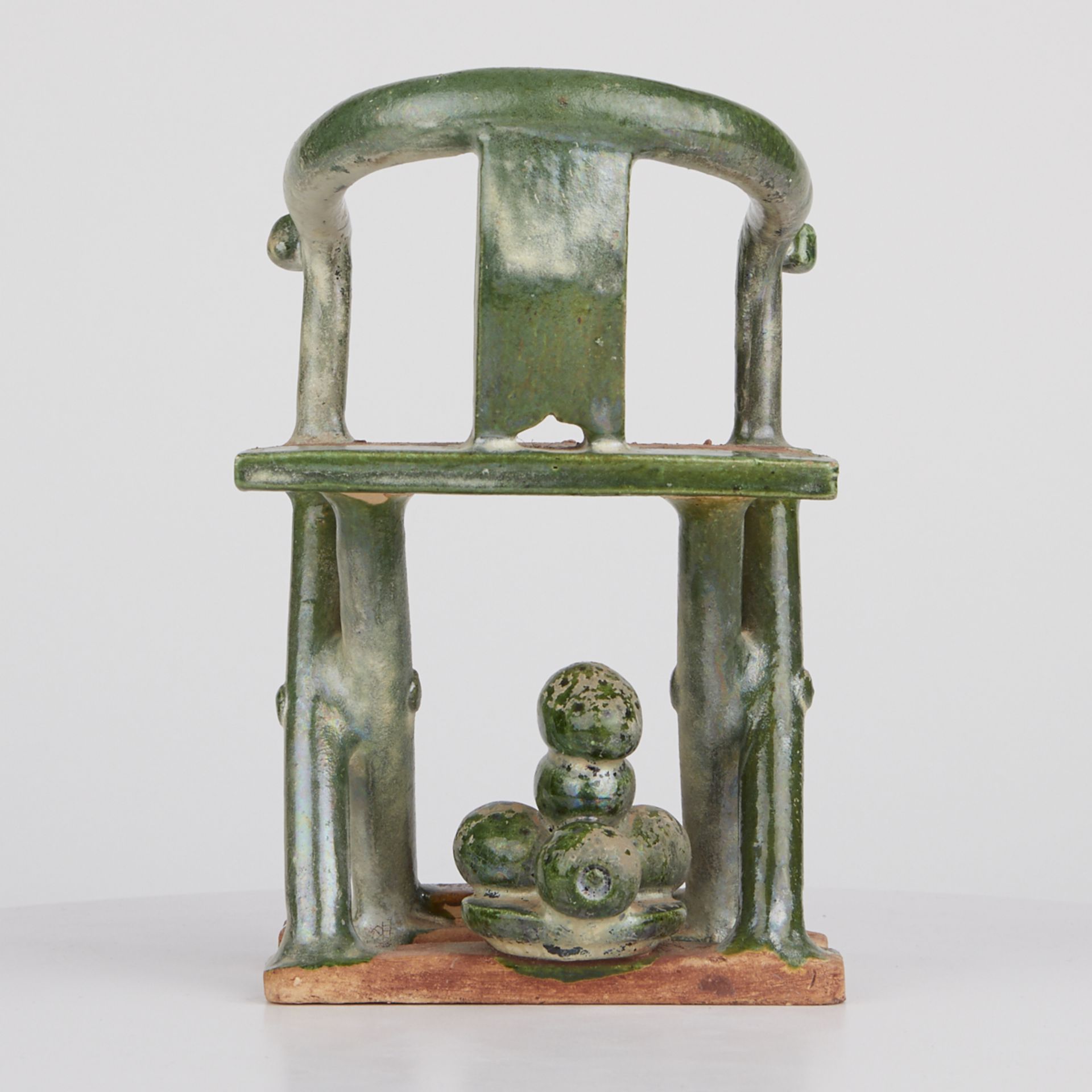 Ming Dynasty Terracotta Tomb Chair - Image 4 of 7