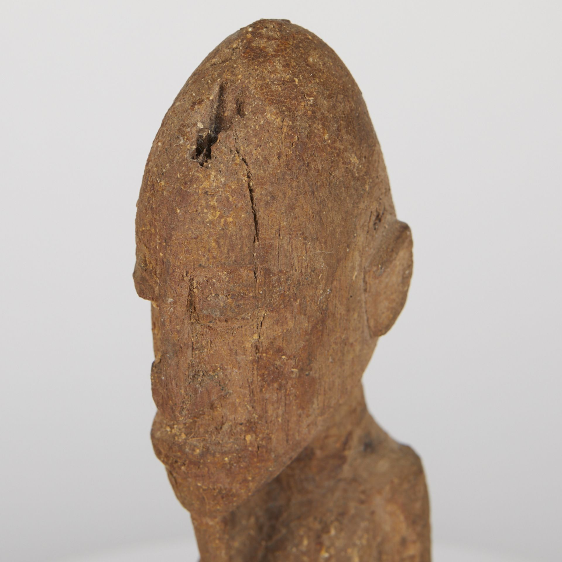 Grp: 5 20th c. African Carved Wood Figures - Image 7 of 38