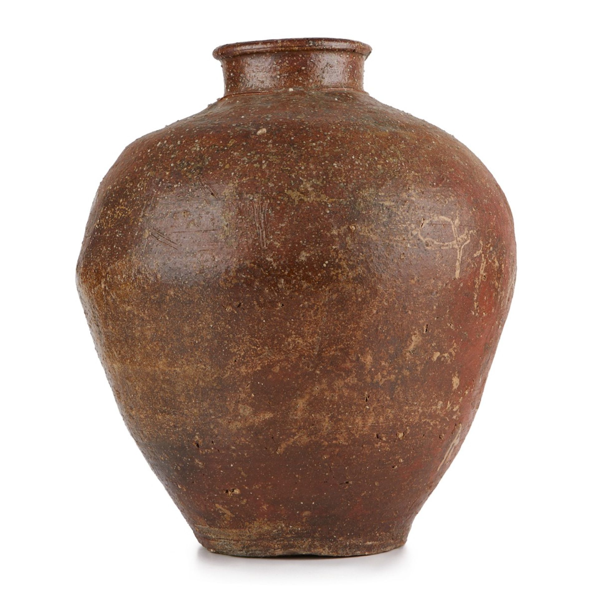 15th c. Japanese Shigaraki Vase Jar