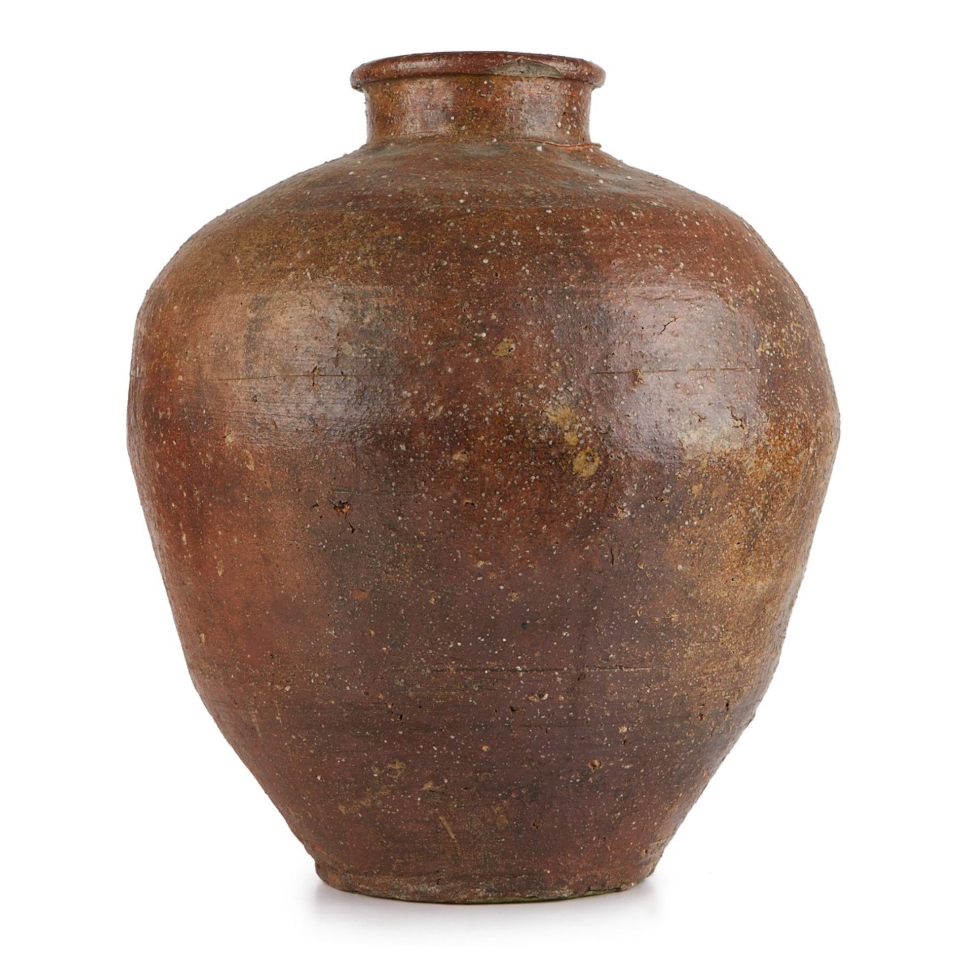 15th c. Japanese Shigaraki Vase Jar - Image 3 of 12