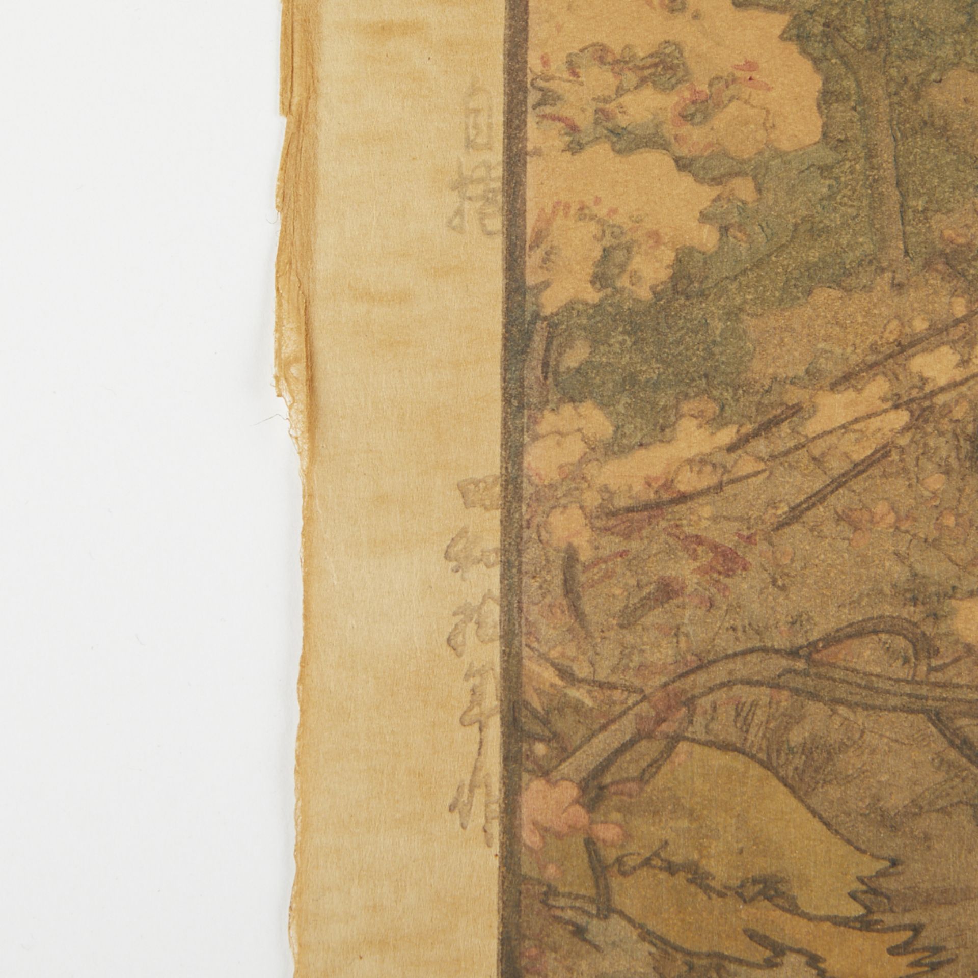 Hiroshi Yoshida "Arashiyama" Woodblock Print - Bild 5 aus 6