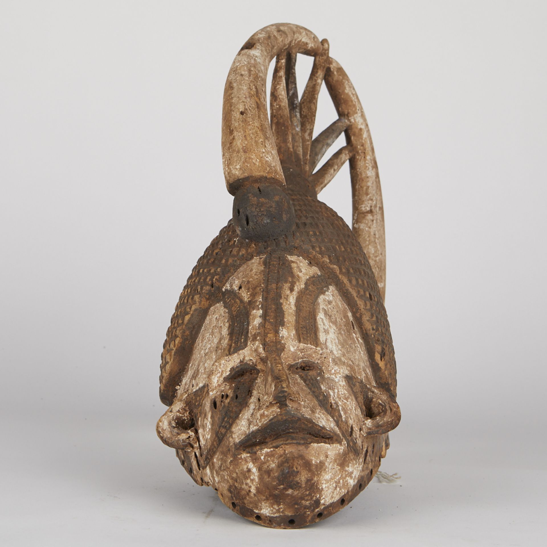 Grp: 5 20th c. African Carved Masks - Image 29 of 41