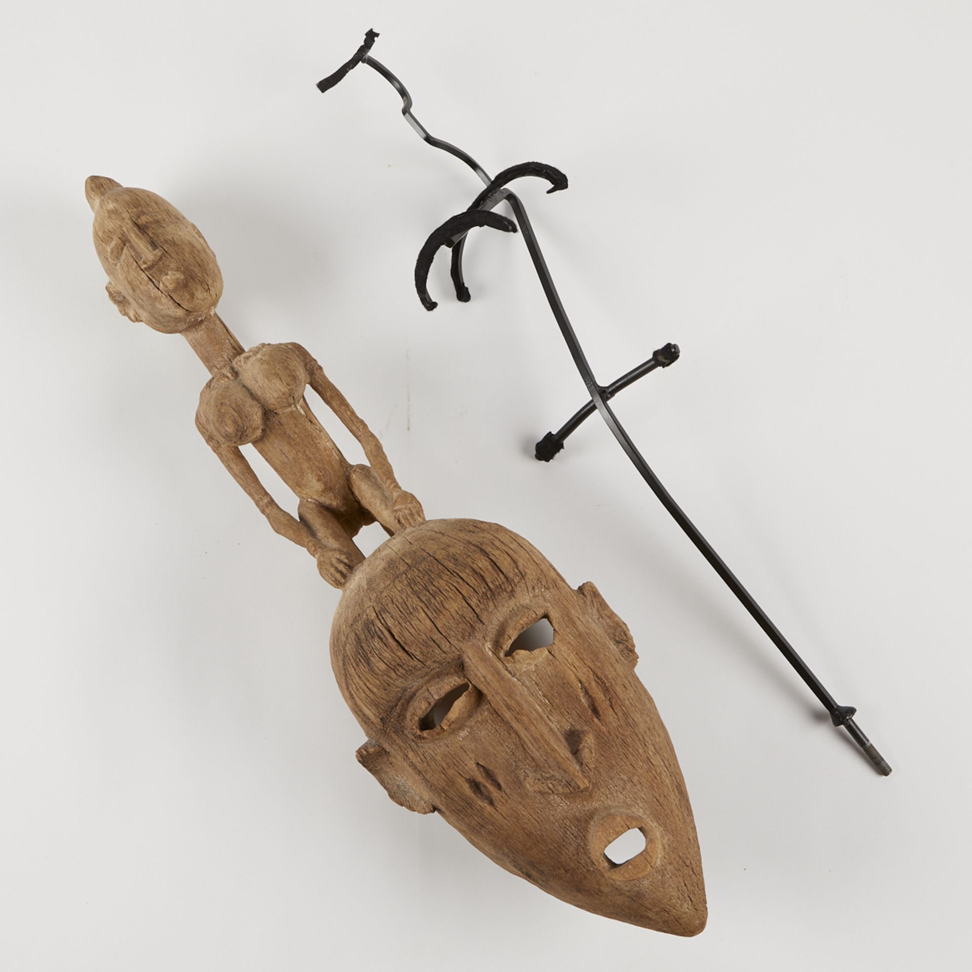Grp: 5 20th c. African Carved Masks - Image 2 of 33