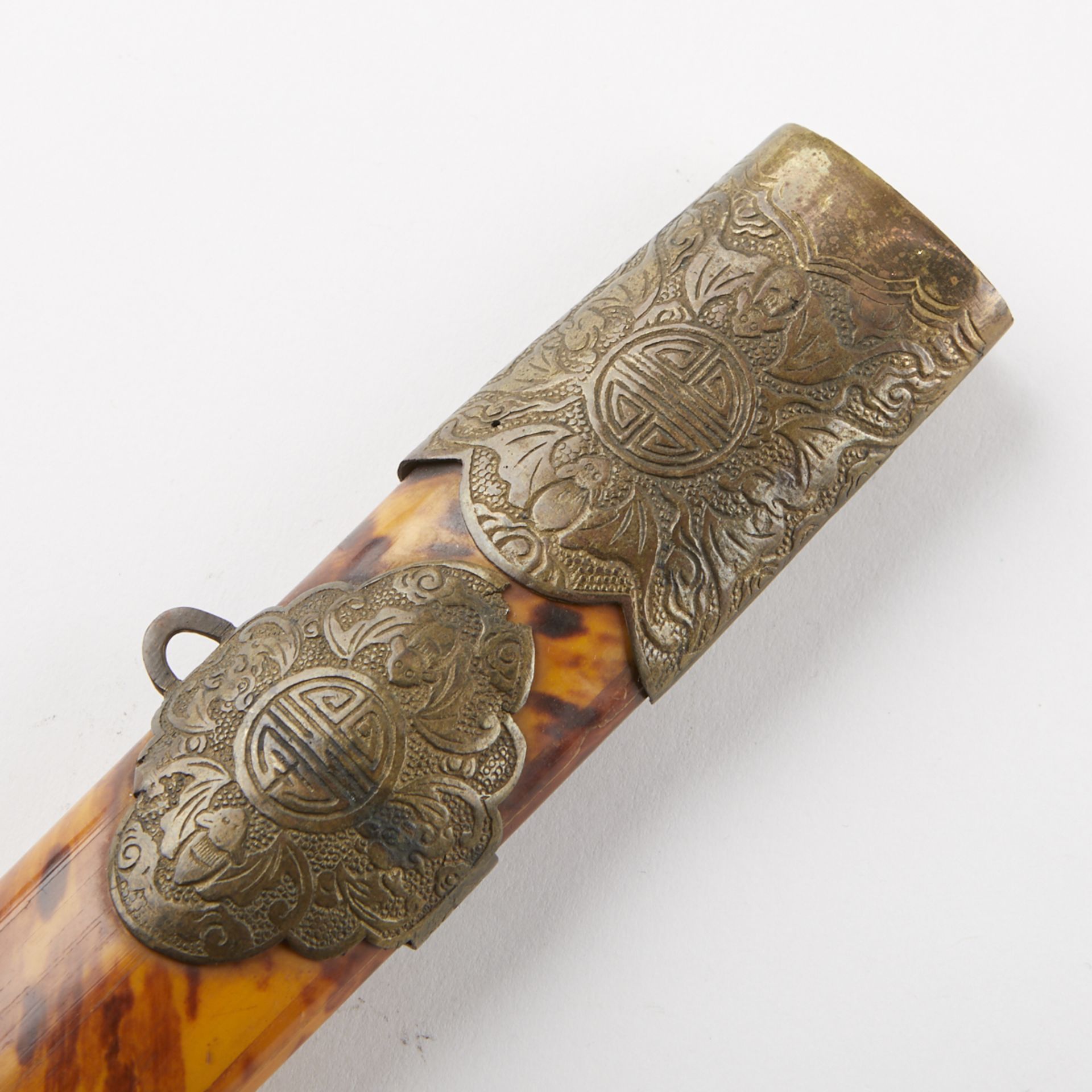 Chinese Sword w/ Wooden Scabbard - Image 11 of 13