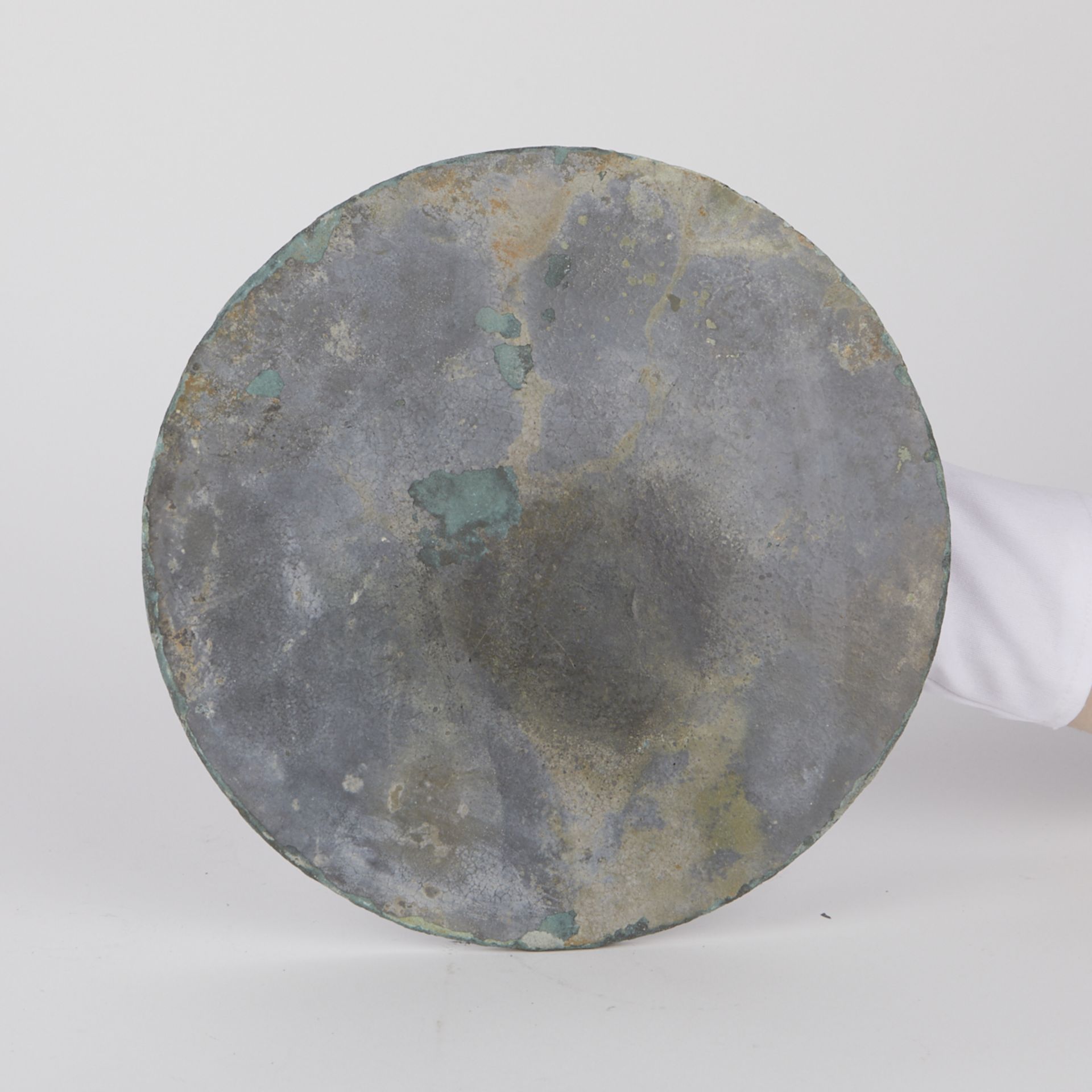 Large Chinese Liao Bronze Mirror - Image 2 of 7