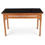 Chinese Bamboo Lacquer Rectangular Table