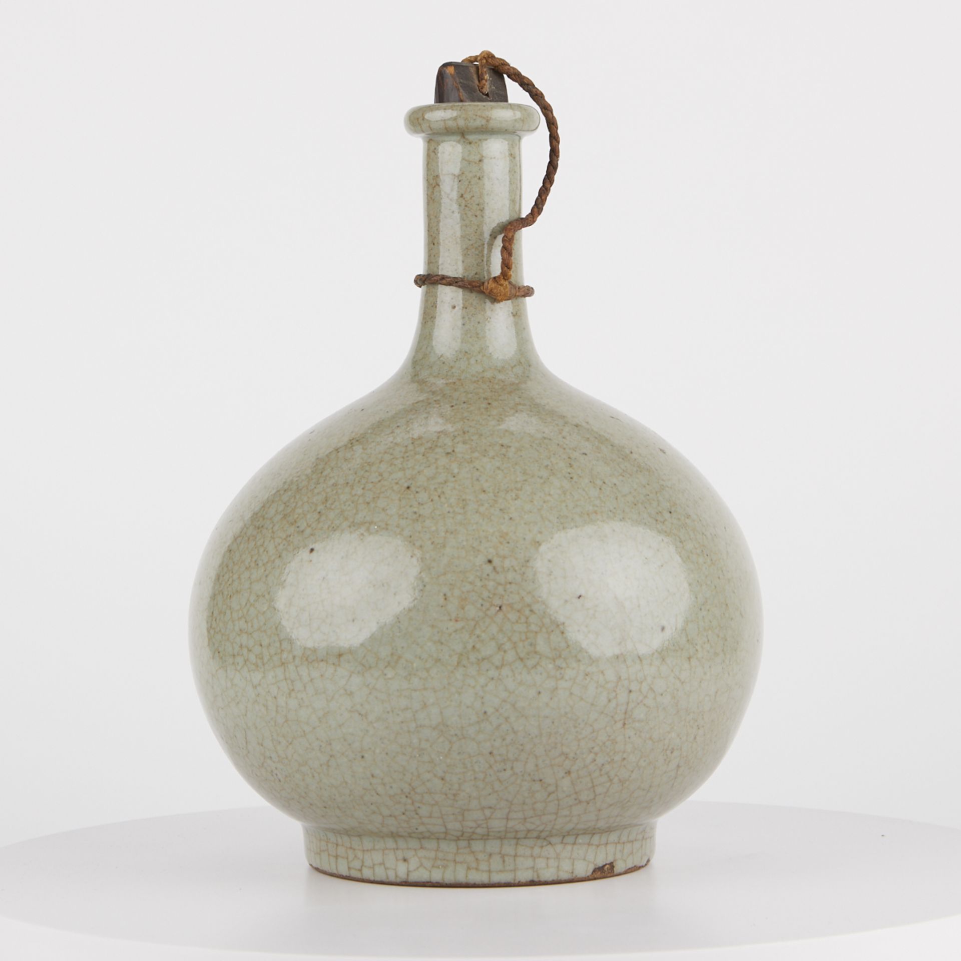 Korean Stoppered Bottle Vase - Image 3 of 7