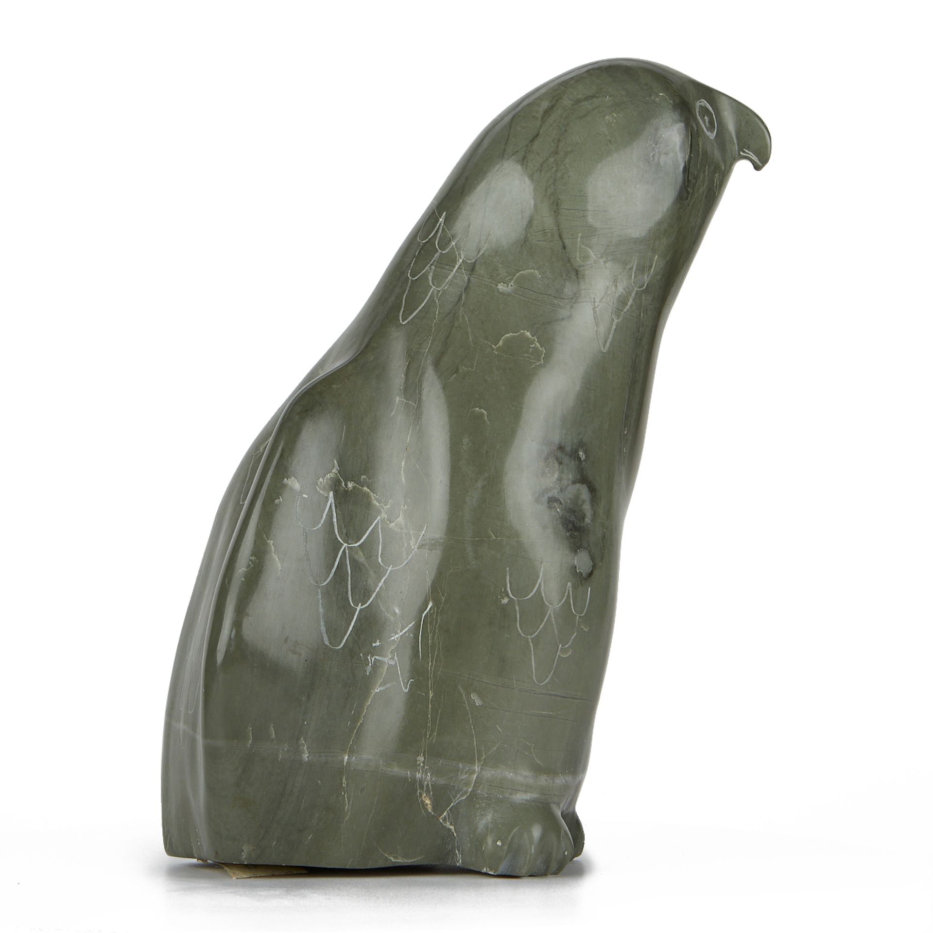 Large Inuit Stone Bird Carving - Image 3 of 7