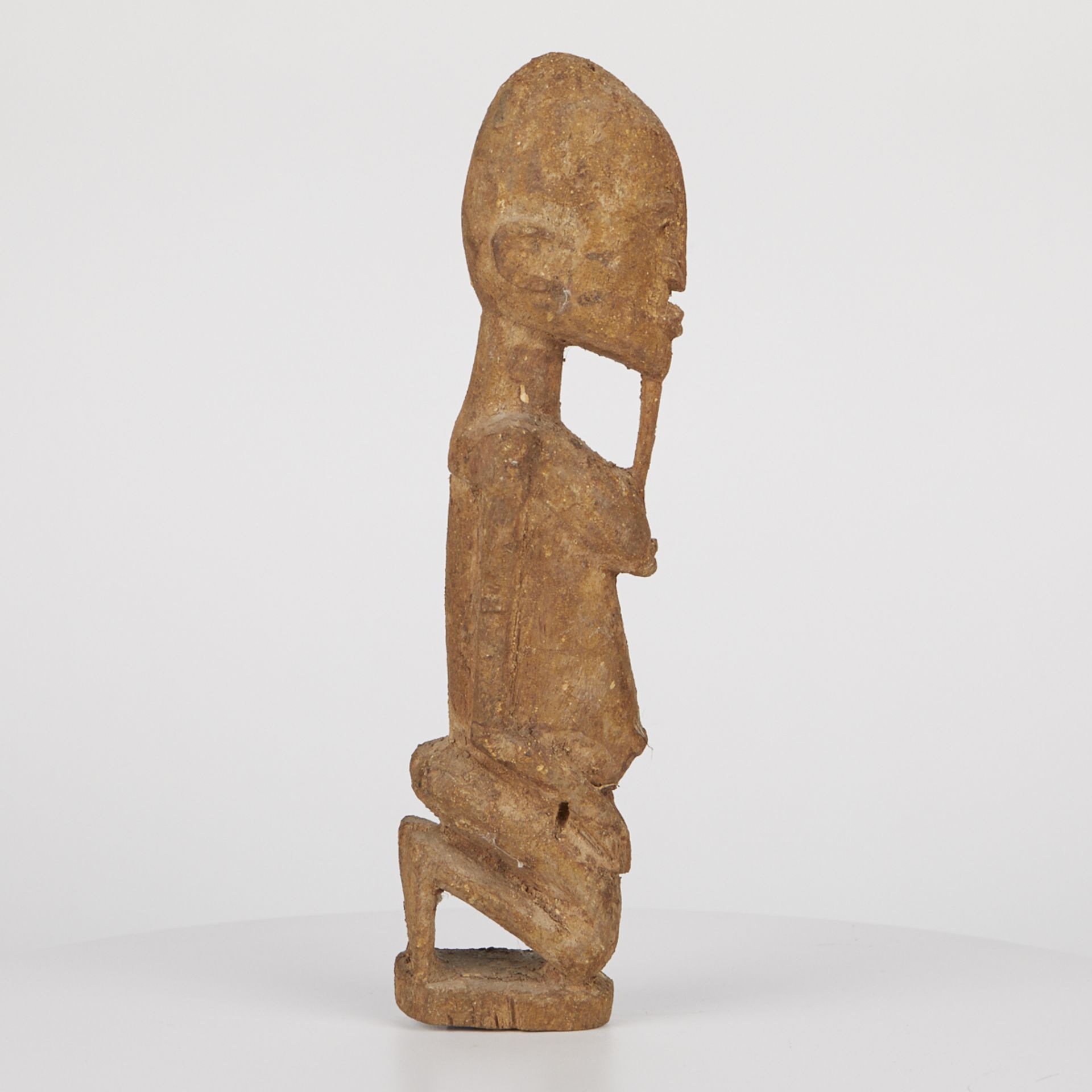 Grp: 5 20th c. African Carved Wood Figures - Image 4 of 38