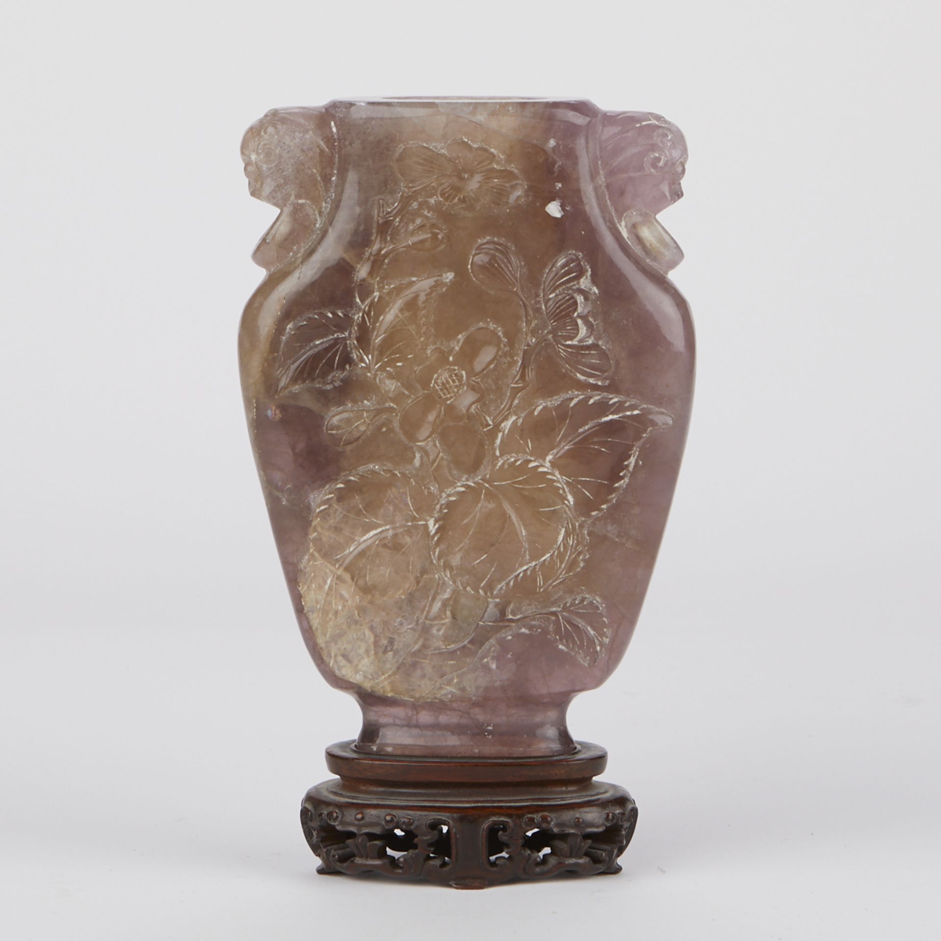 Chinese Amethyst Vase Ex T.B. Walker Collection - Image 2 of 12