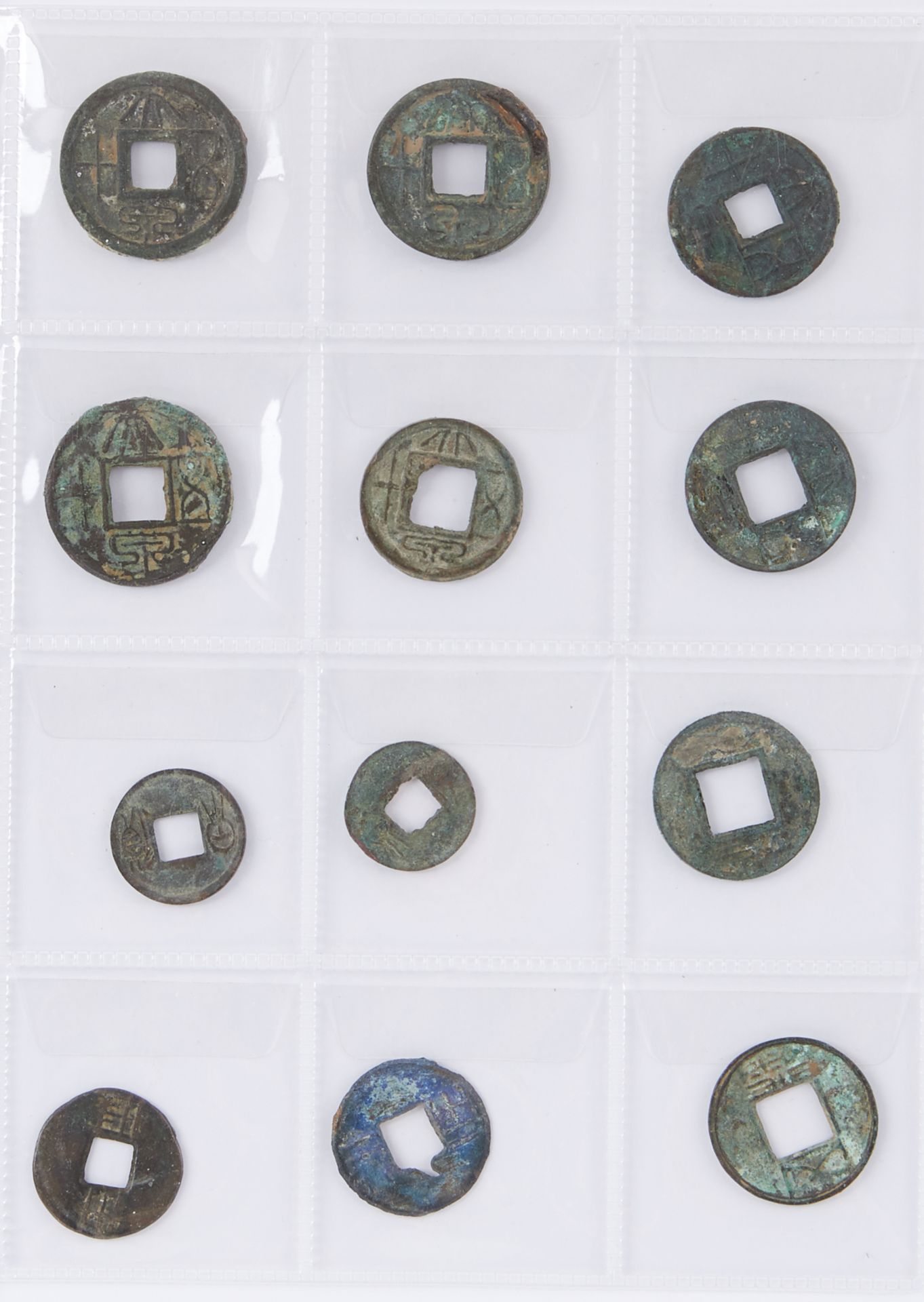 Grp: 73 Chinese Asian Bronze Metal Money Book - Image 3 of 8