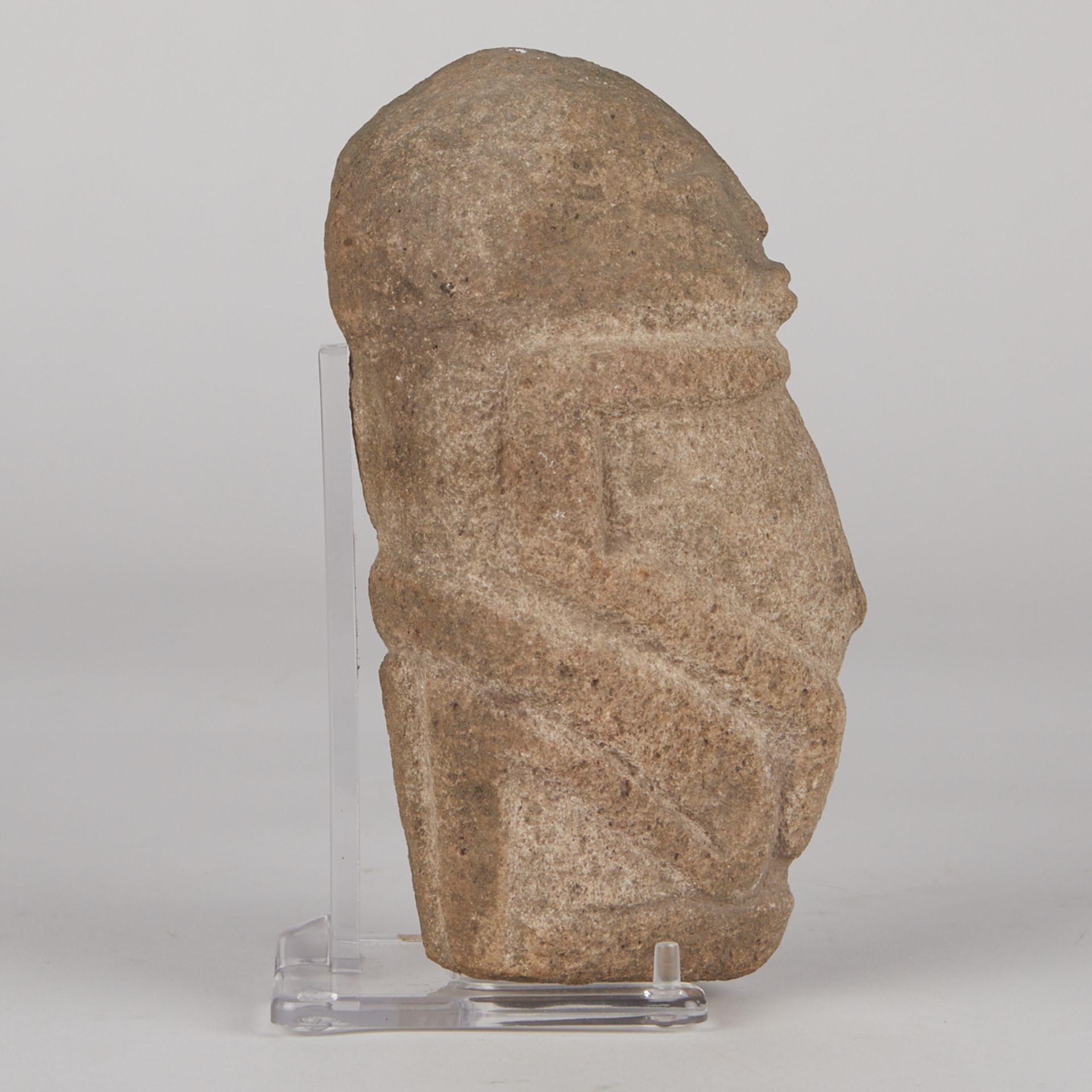 Grp: 5 20th c. African Stone Carvings - Image 26 of 35