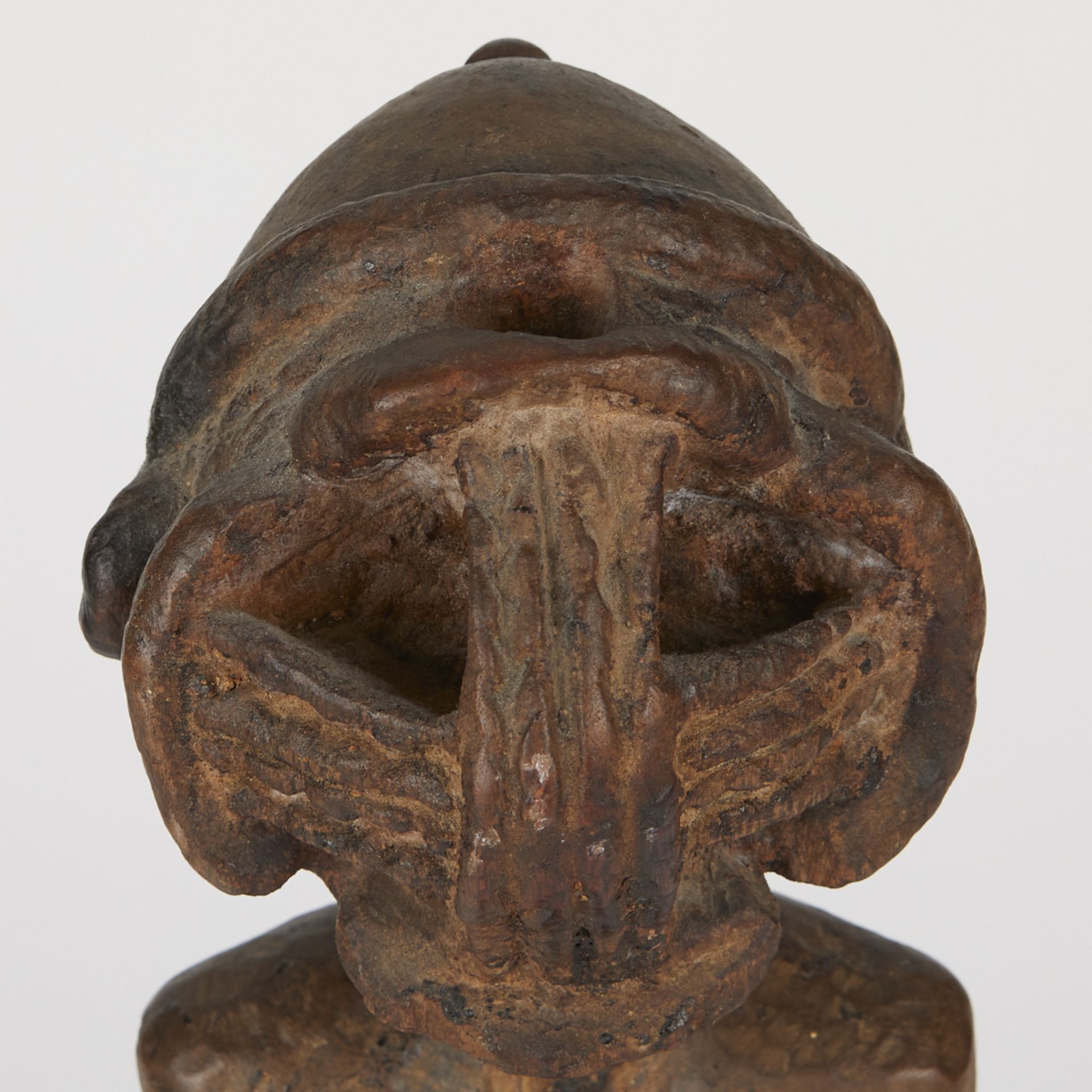 Grp: 5 20th c. African Carved Wood Figures - Image 31 of 38