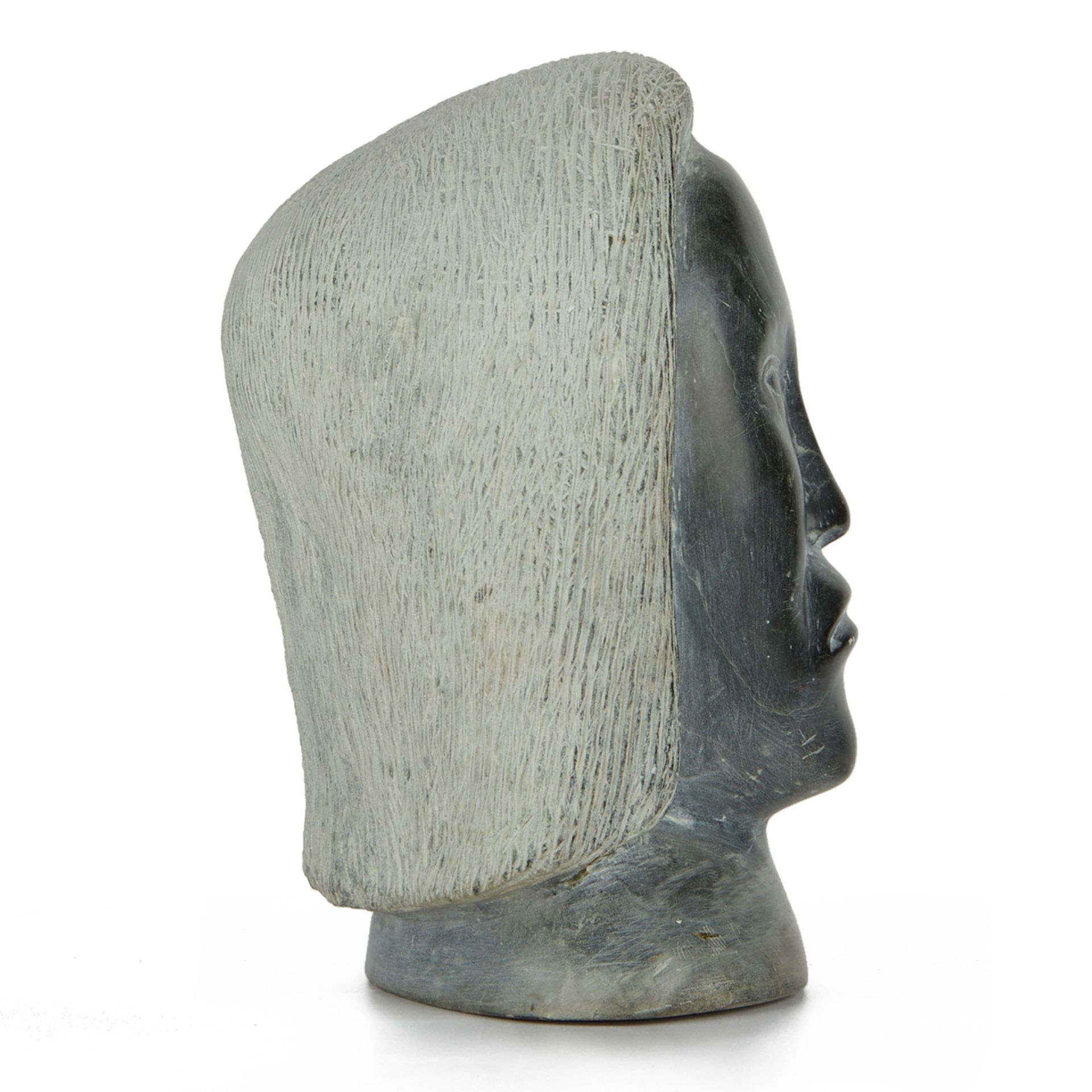 Large Stone Carving Woman's Head - Bild 3 aus 7