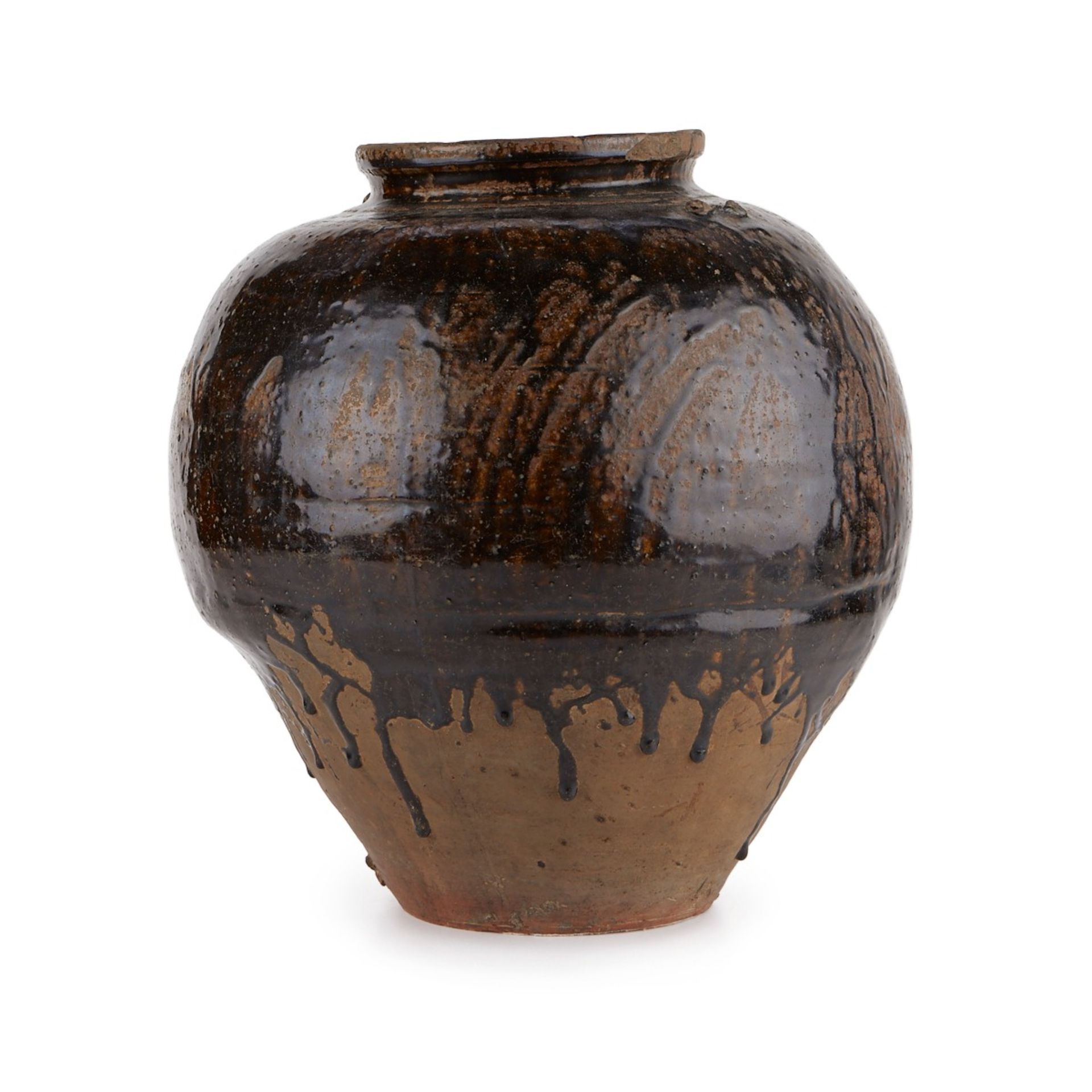 Large Chinese Han Dynasty Glazed Pot - Image 3 of 8